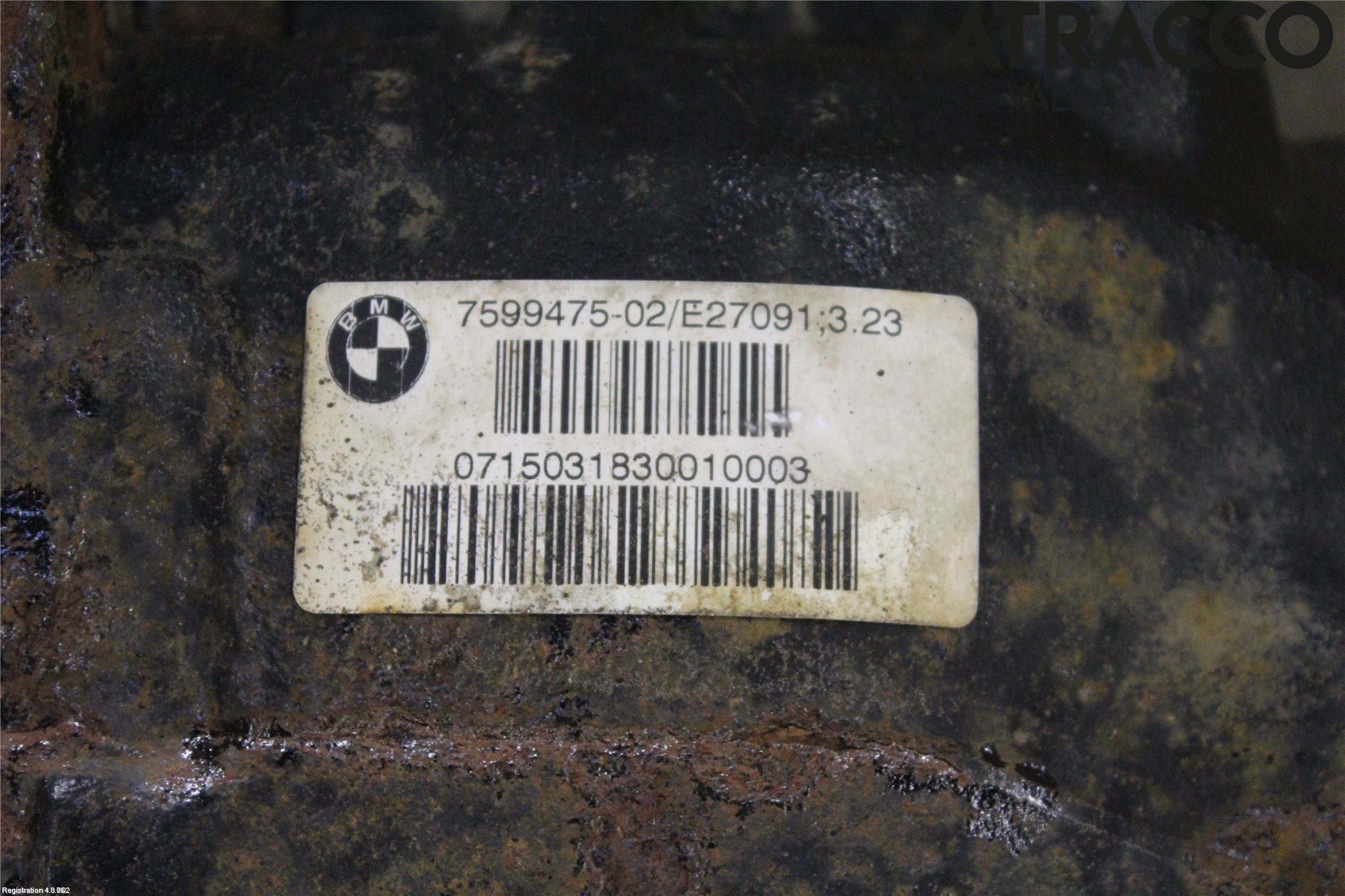 BMW 3 F30/F31/F80 12-19 Bakväxel-Diff