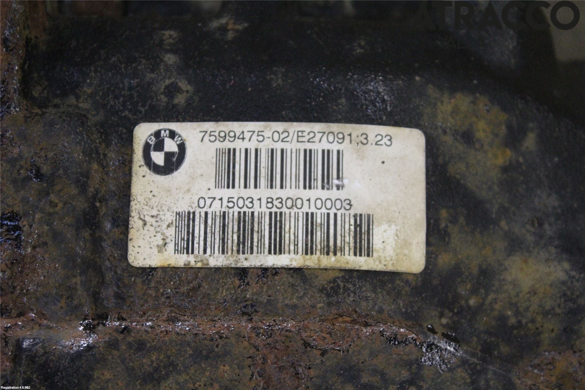 BMW 3 F30/F31/F80 12-19 Bakväxel-Diff