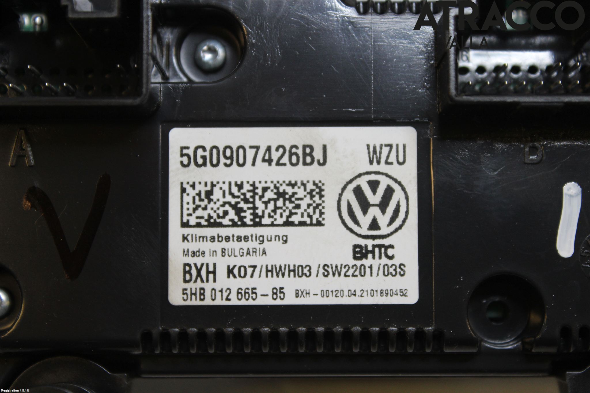 Volkswagen VW T-ROC 18- Ac Styrenhet Ac Manöveren