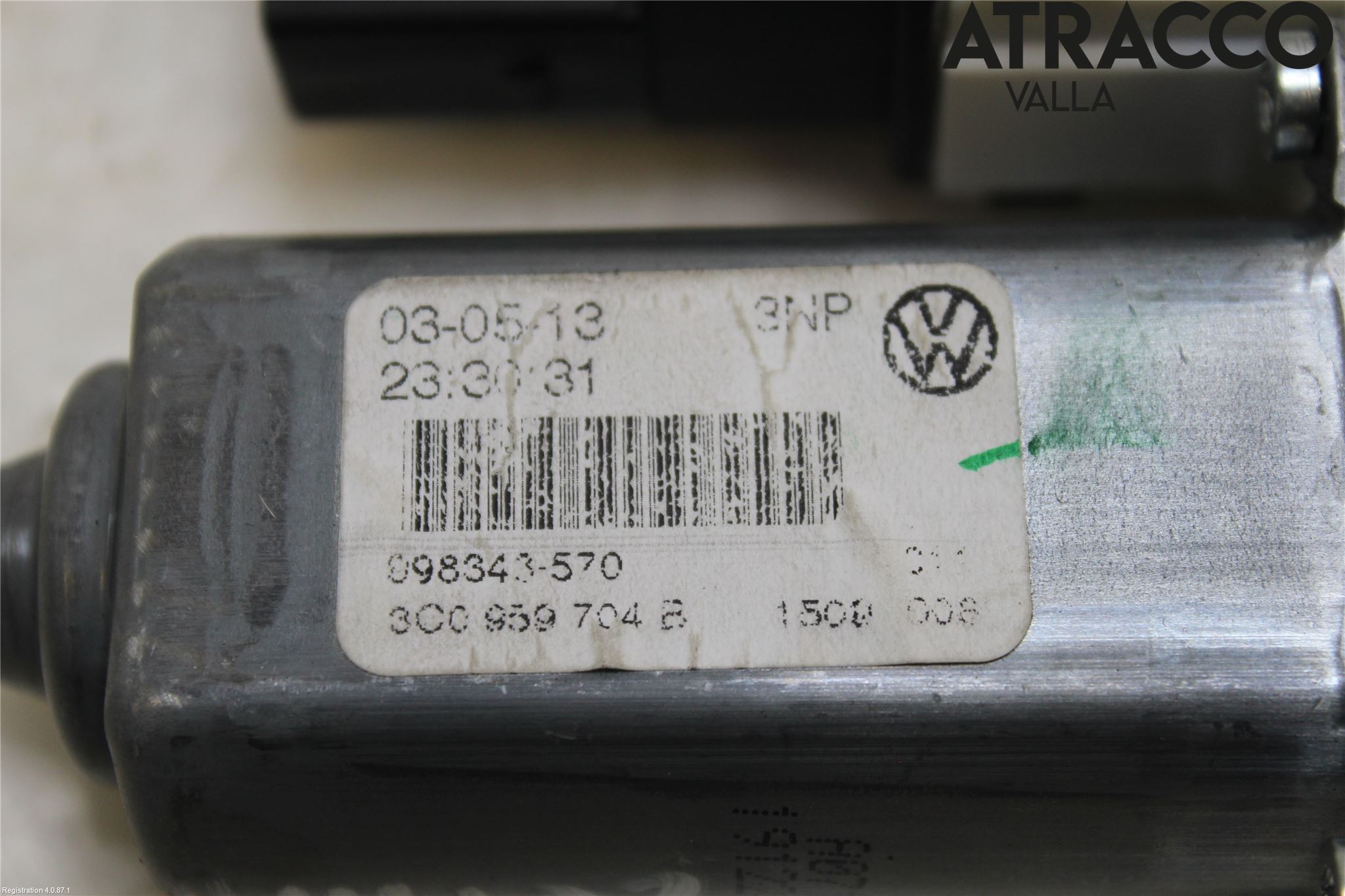 Volkswagen VW GOLF VI 09-13 Fönsterhissmotor