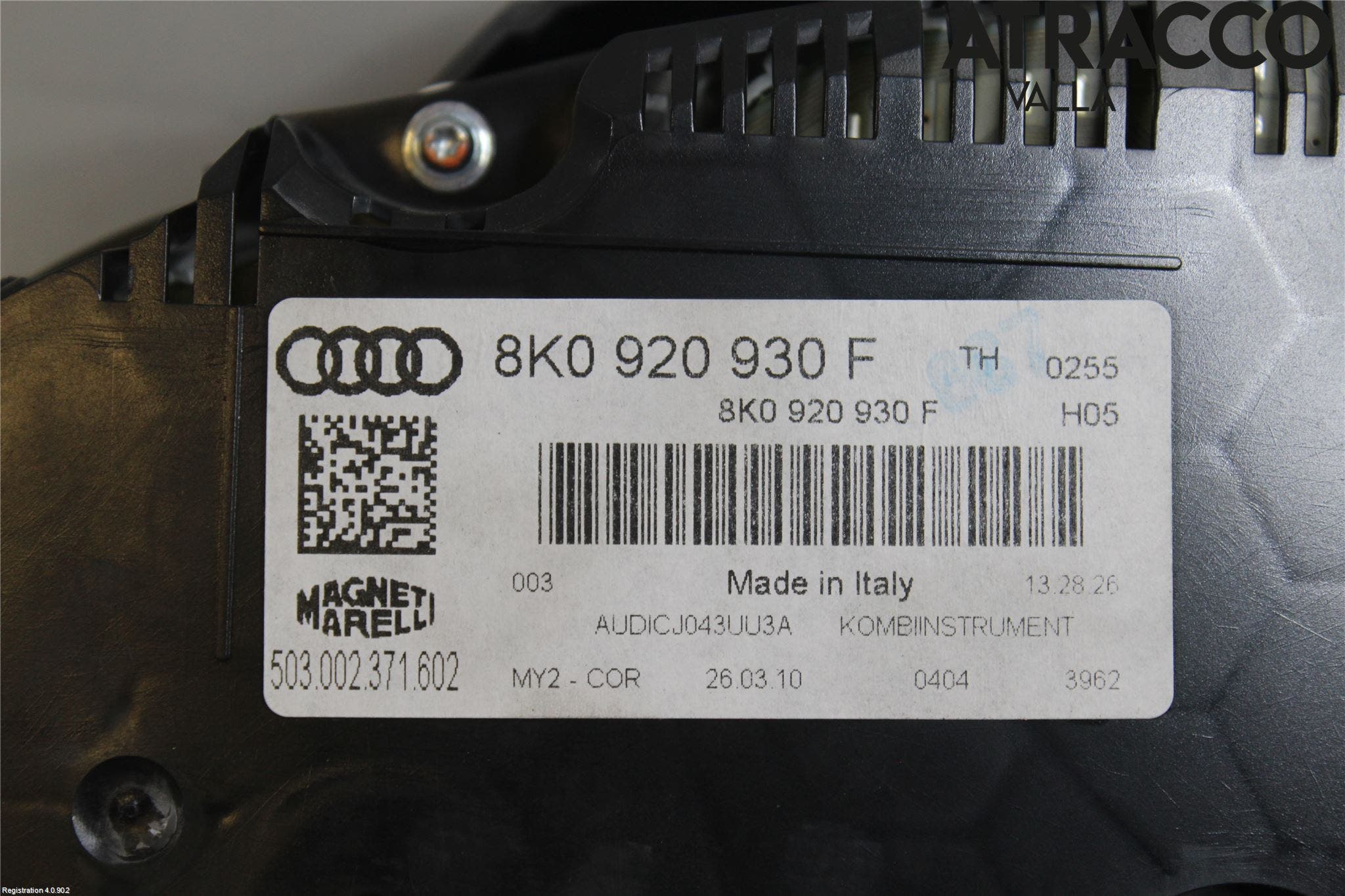 Audi A4/S4 08-11 Instrument Komb