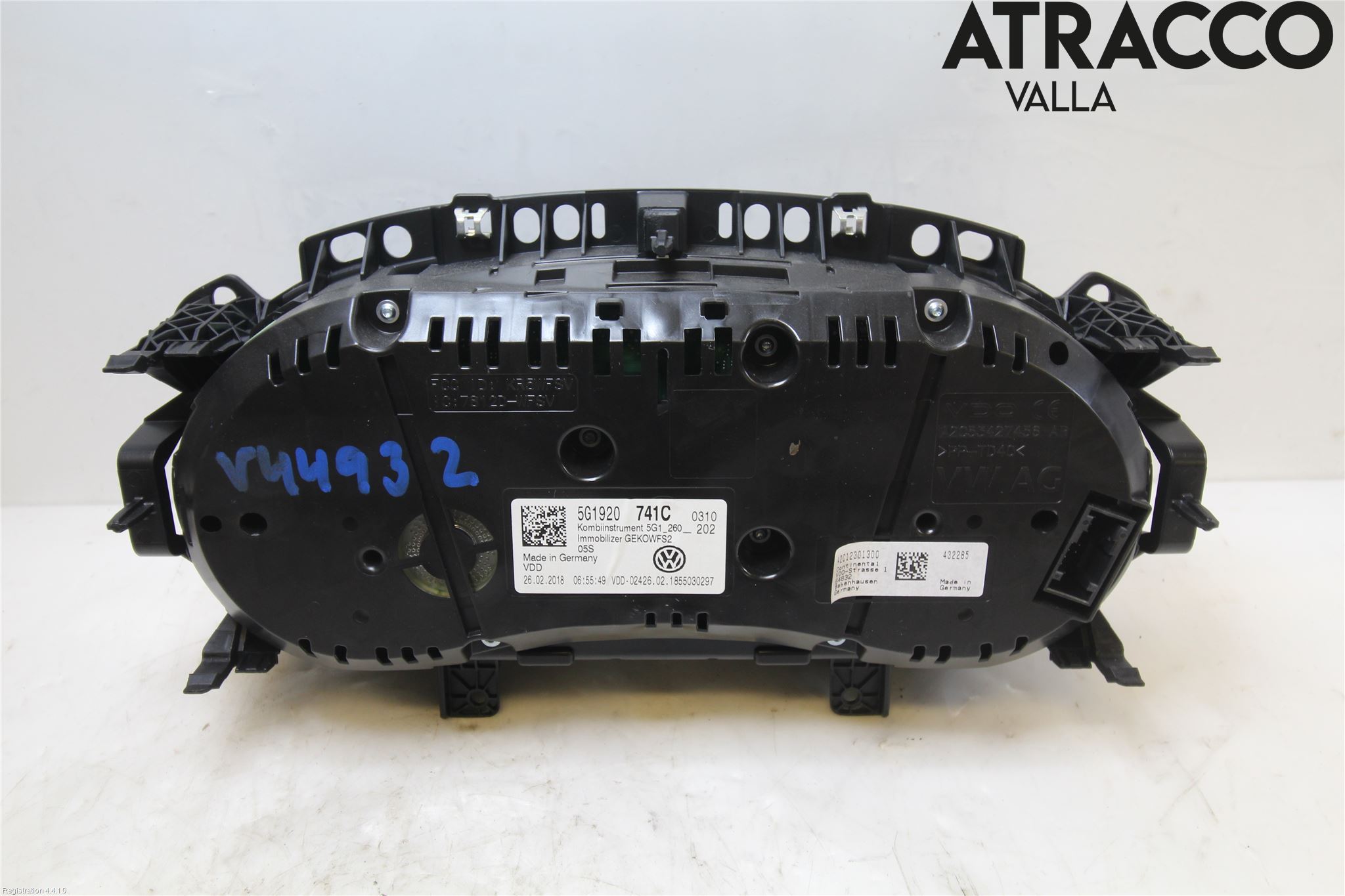 Volkswagen VW GOLF / E-GOLF VII 13-20 Instrument Komb