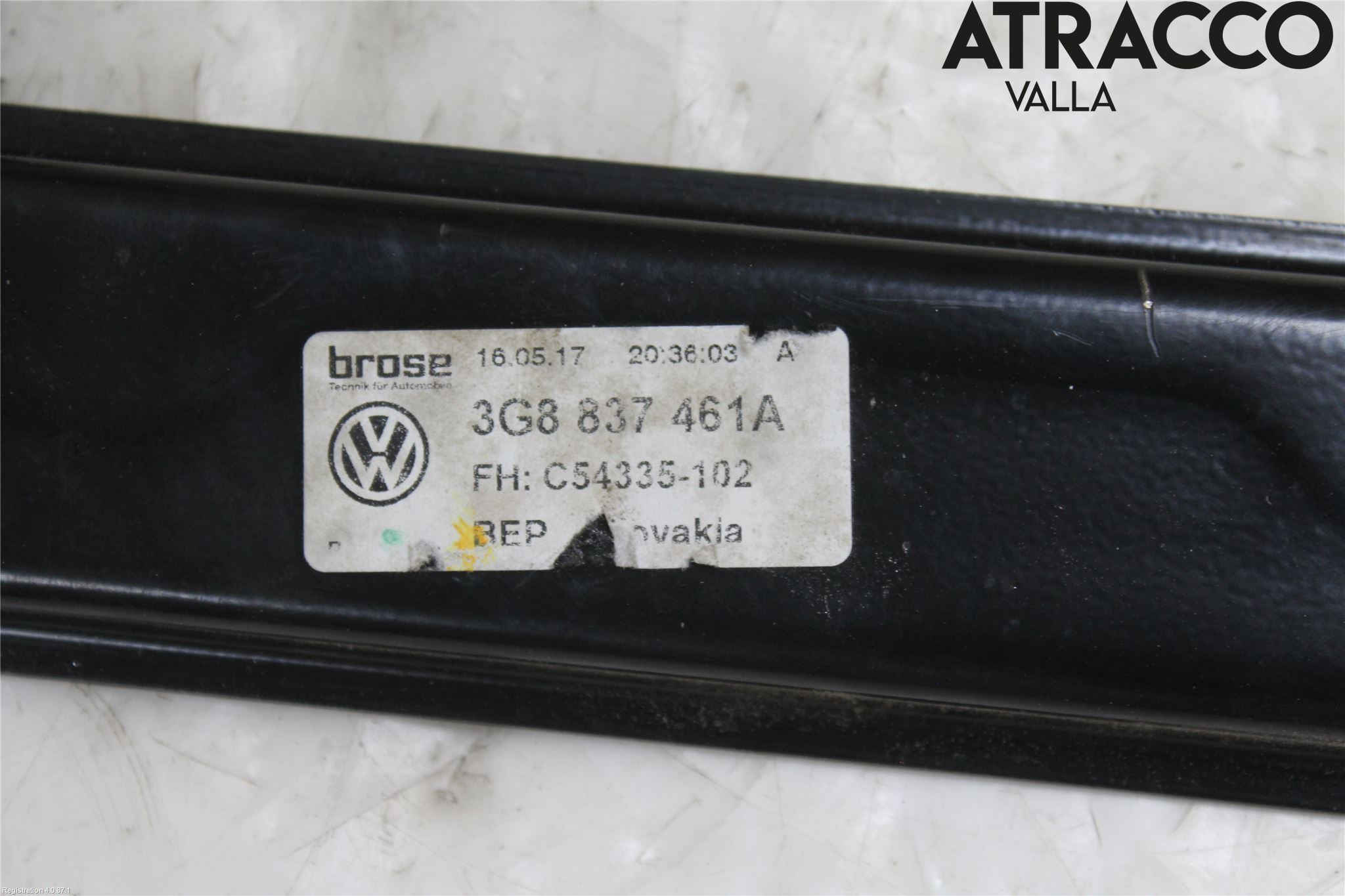 Volkswagen VW ARTEON 17- Fönsterhissmekanism