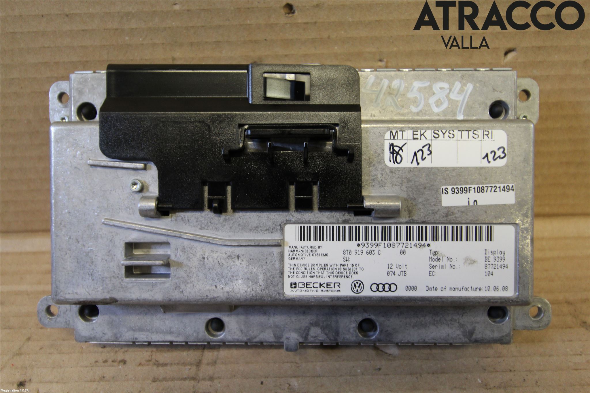 Audi Q7/SQ7 Multifunktionsdisplay