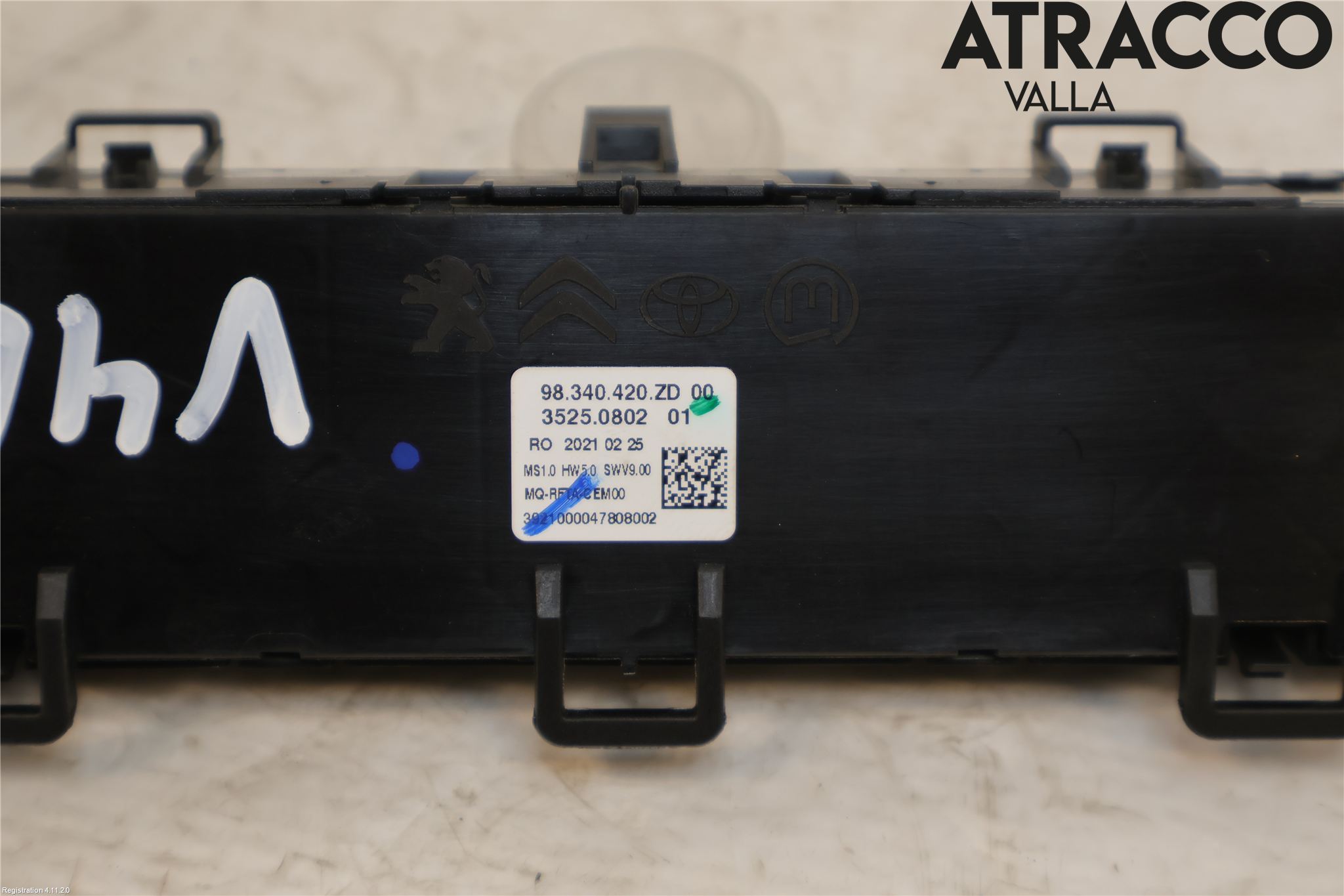 Peugeot EXPERT/E-EXPERT 17- Ac Styrenhet Ac Manöveren