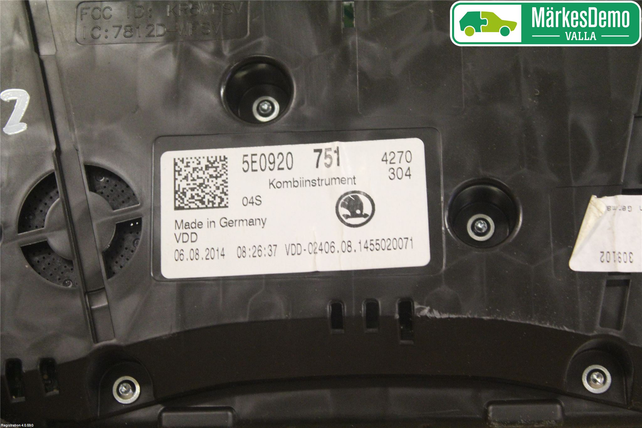 Skoda SUPERB 09-15 Instrument Komb