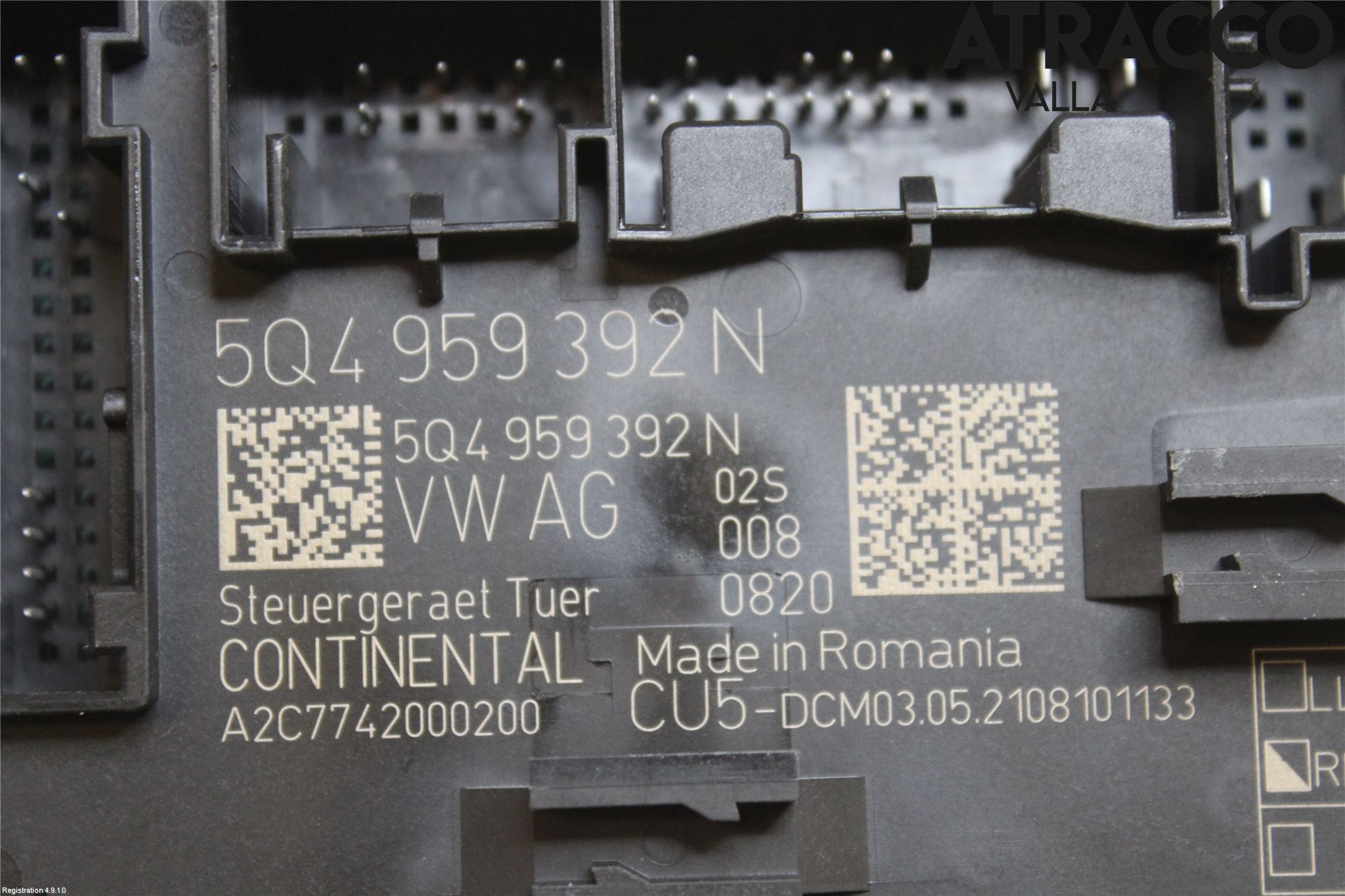 Volkswagen VW T-ROC 18- Styrenhet Dörr