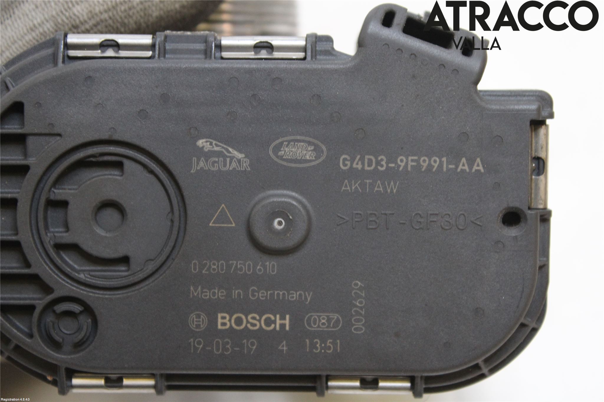 Jaguar F-PACE Injspjällhus