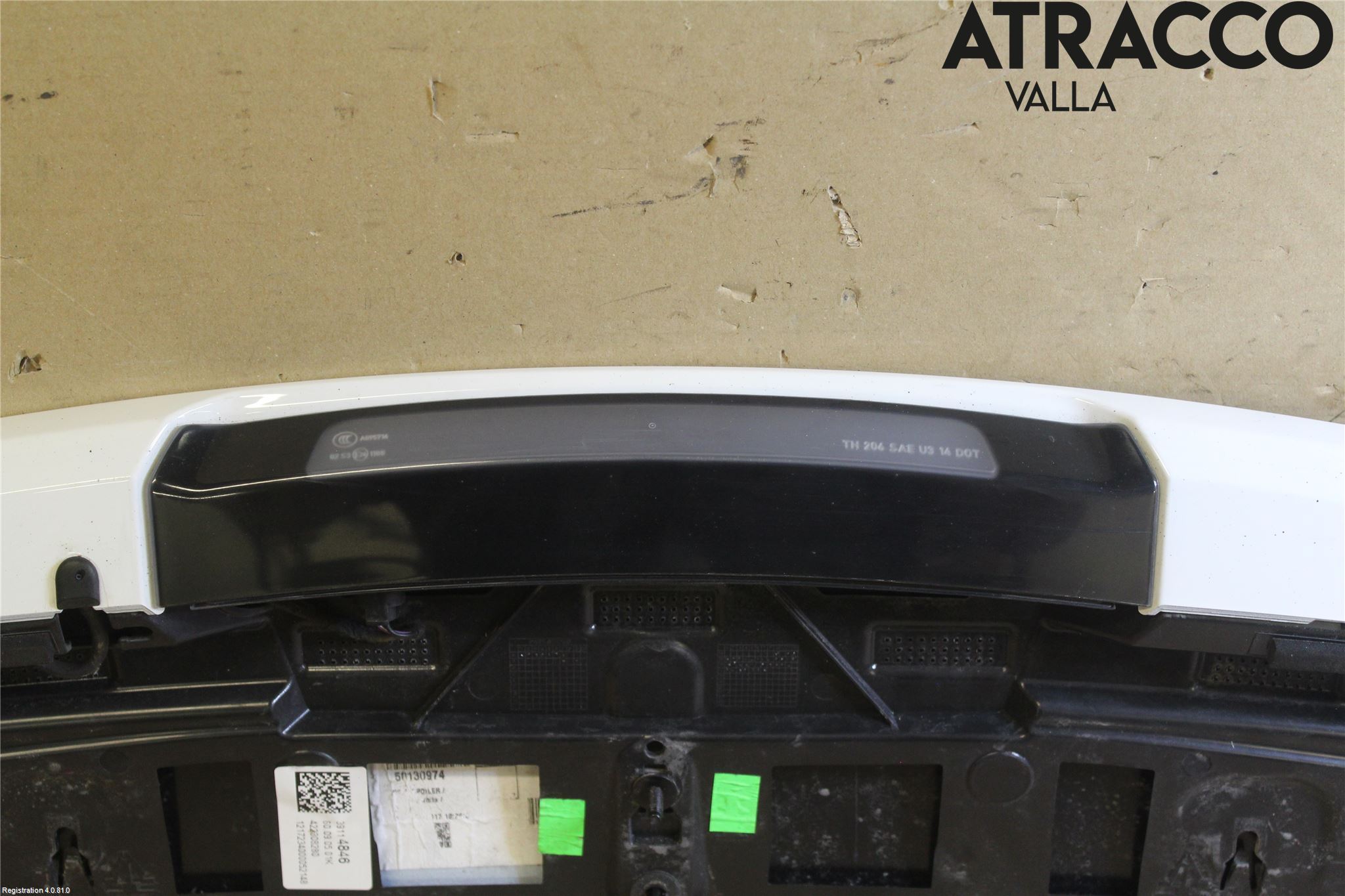 Opel ASTRA K 16-22 Spoiler Baklucka