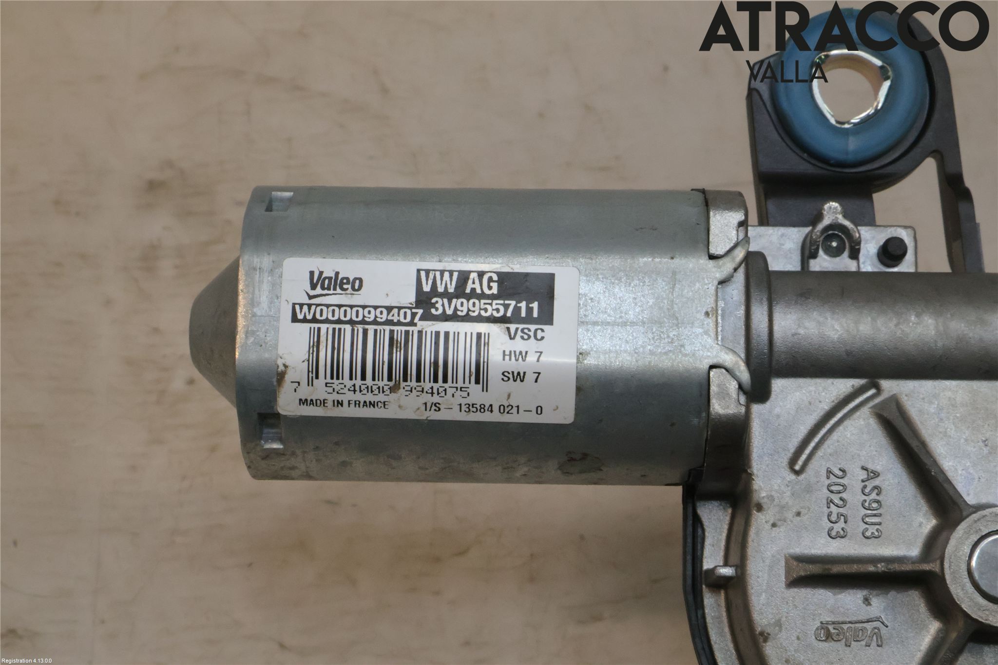 Skoda SUPERB 16-24 Torkarmotor Baklucka