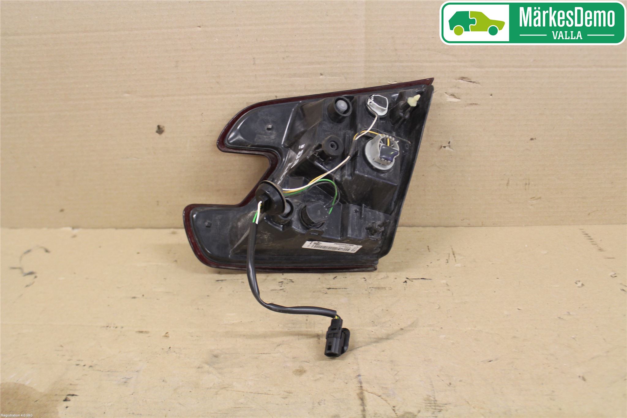 Renault MEGANE III 09-15 Bakljus Lucka Vä