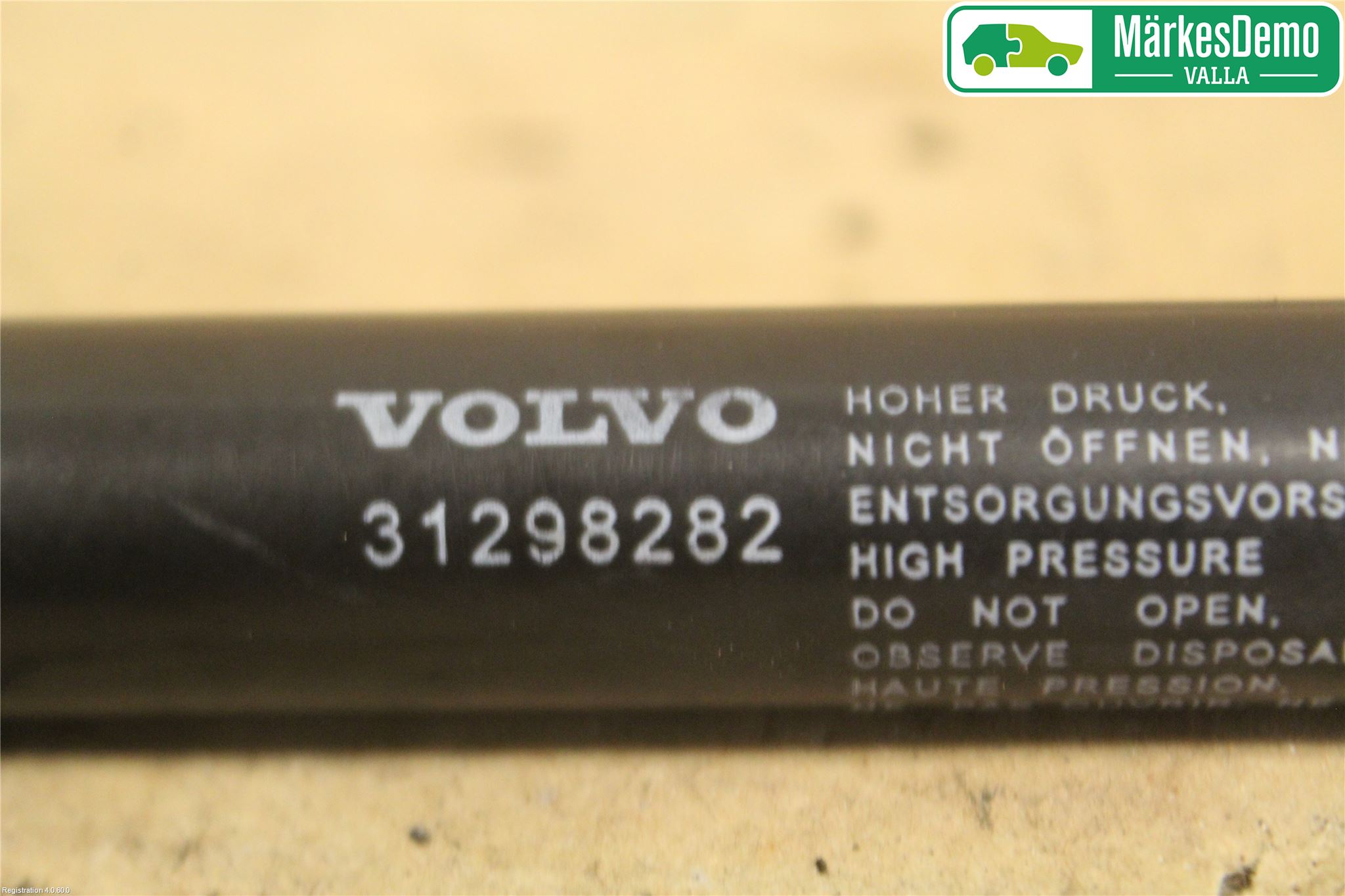 Volvo V40 12-19 Gasfjäder Motorhuv