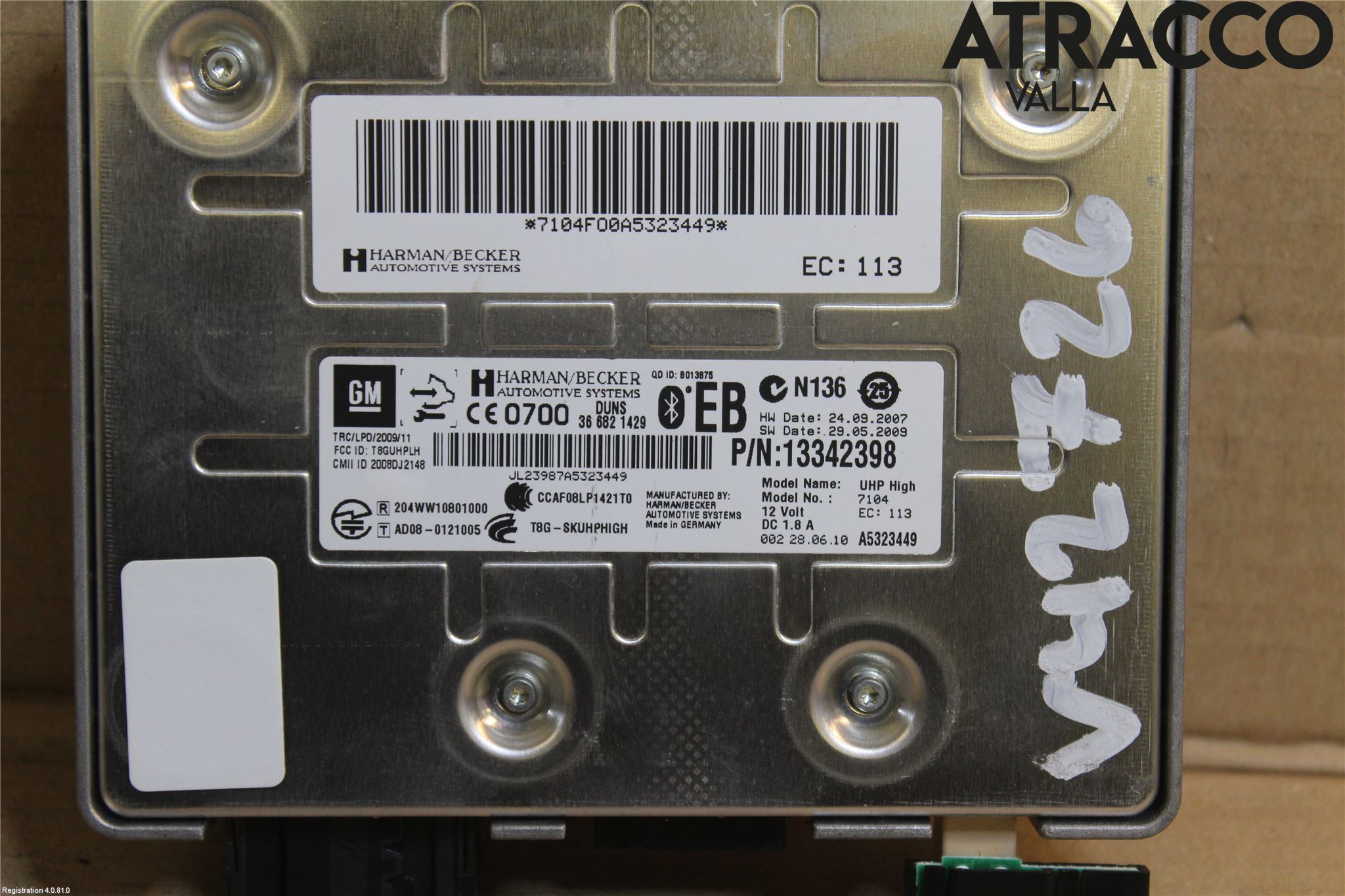 Opel INSIGNIA 09-16 Styrenhet Övrigt