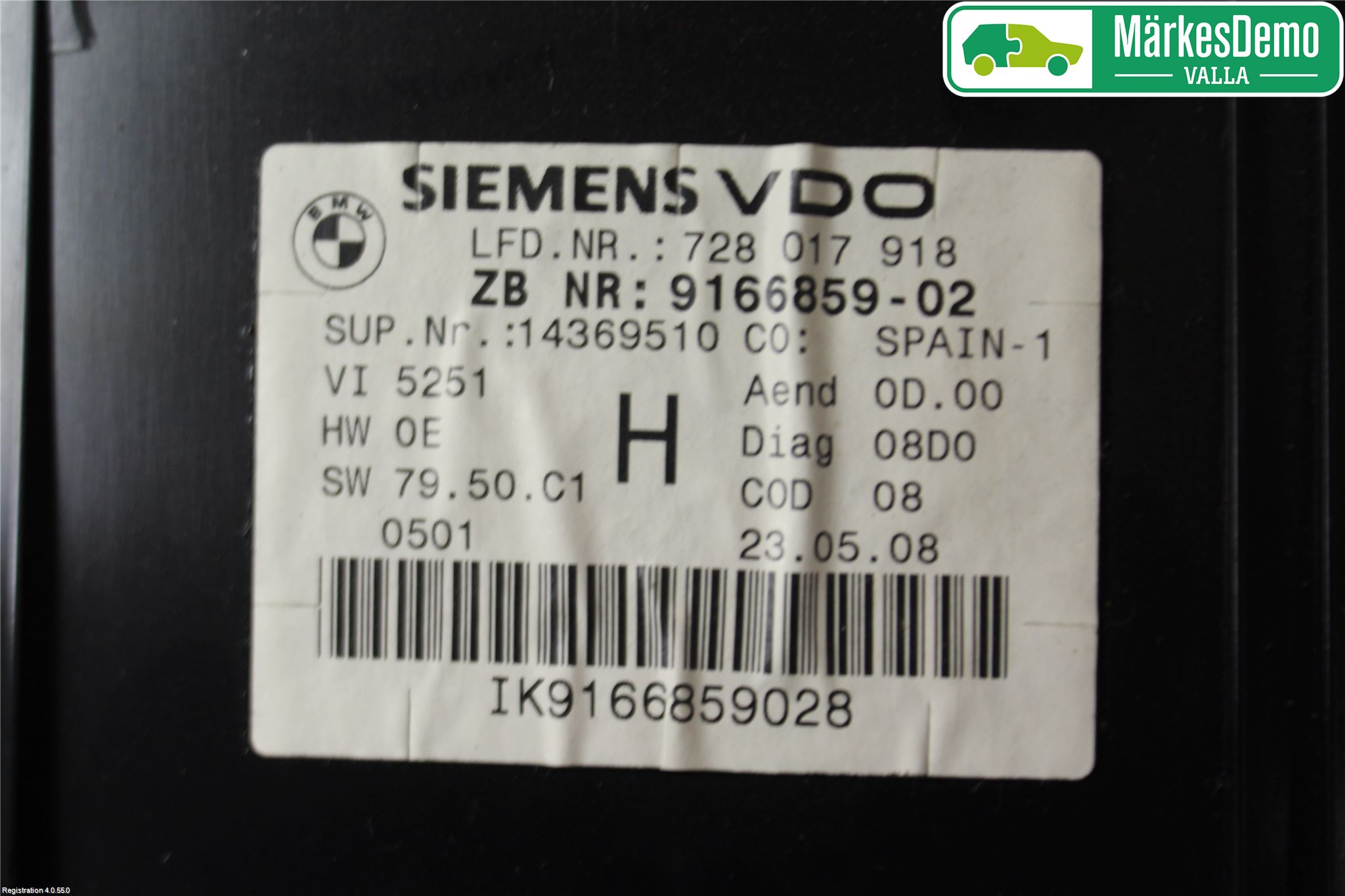 BMW 3 E90/91 SED/TOU 05-12 Instrument Komb