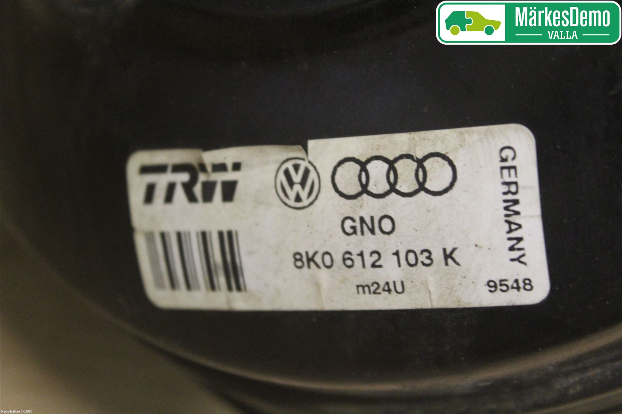 Audi A4/S4 08-11 Bromsservo