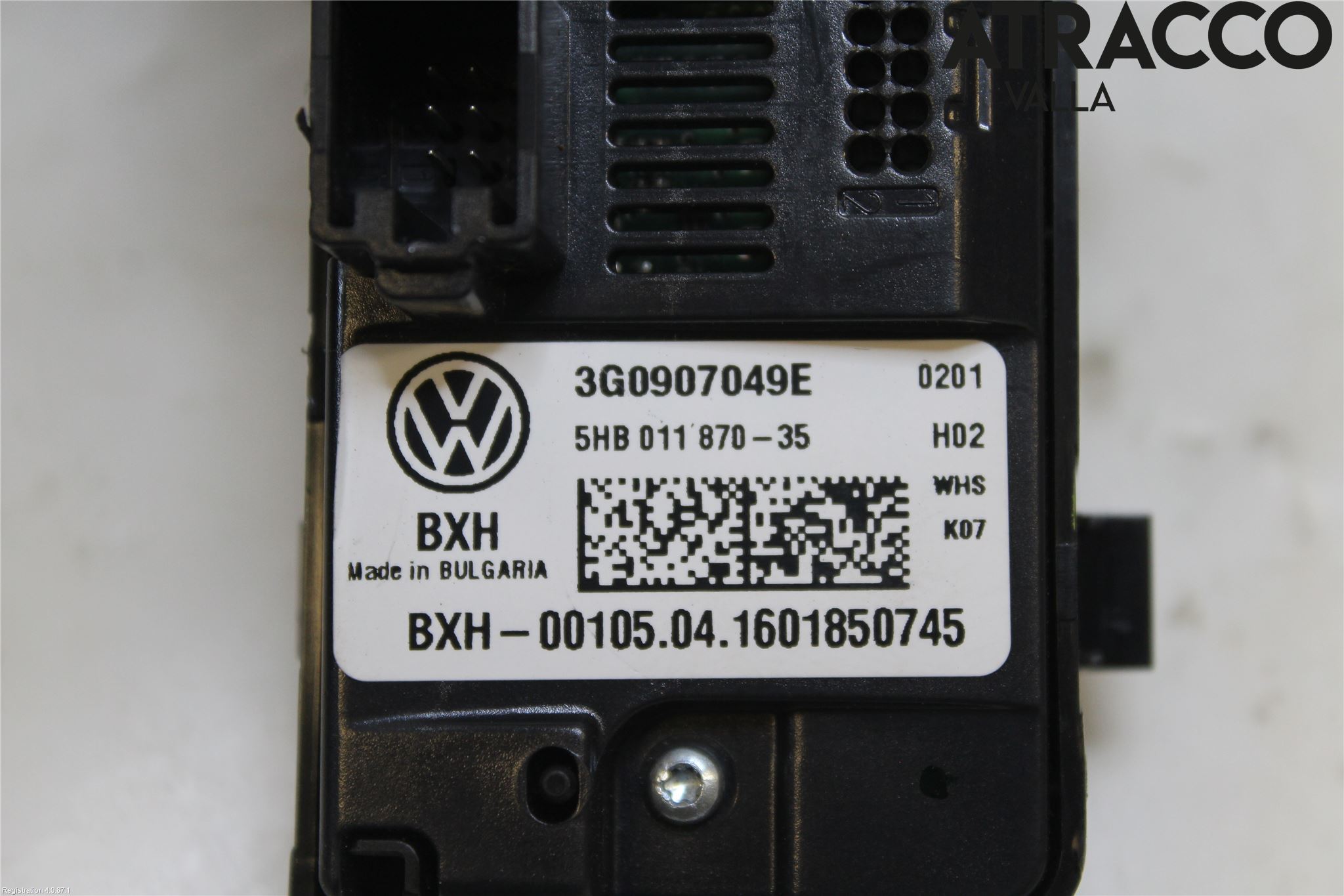 Volkswagen VW PASSAT 15-19 Värmereglage