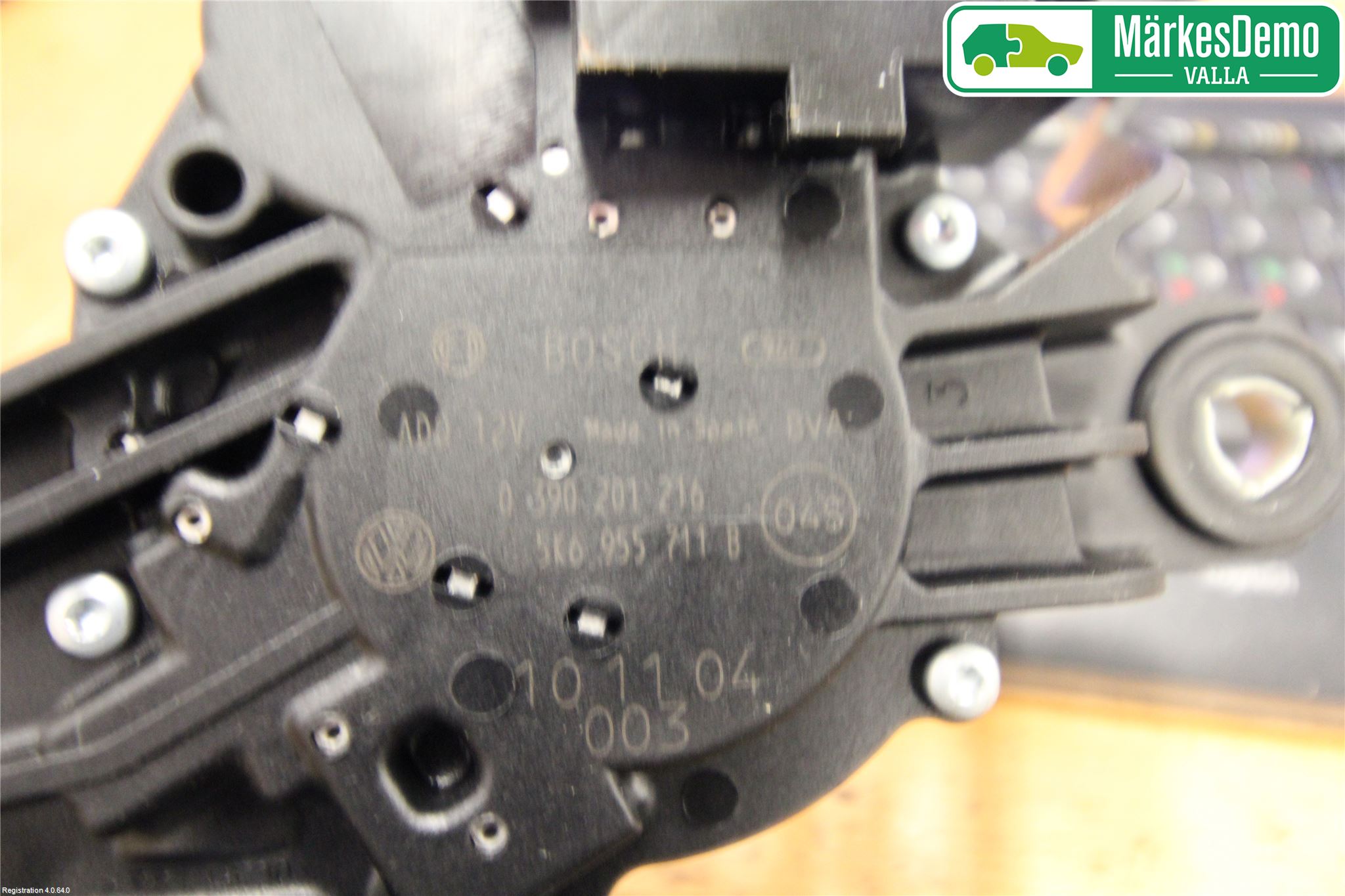 Volkswagen VW POLO 10-17 Torkarmotor Baklucka
