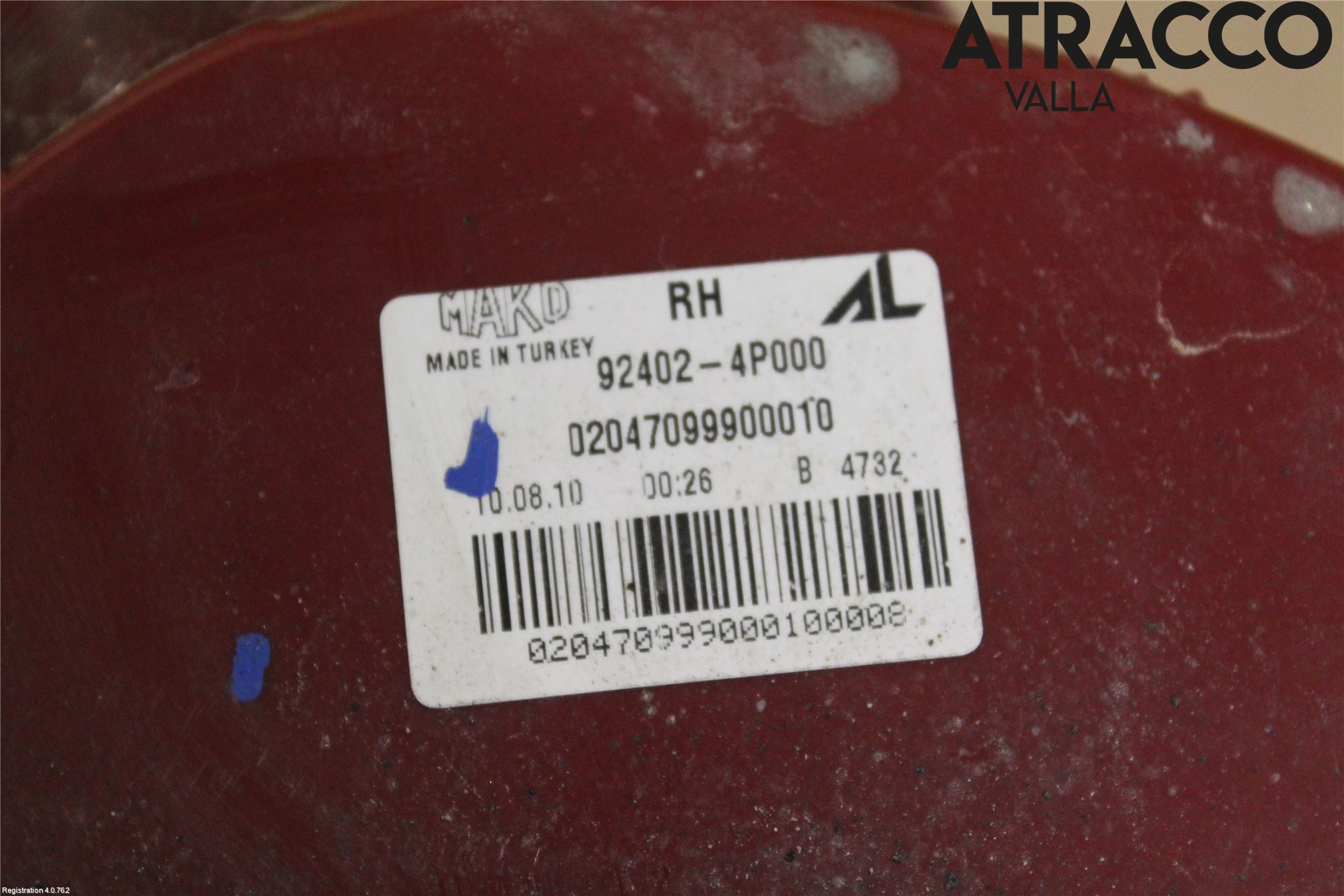 Hyundai i20 PB 09-14 Bakljus Höger