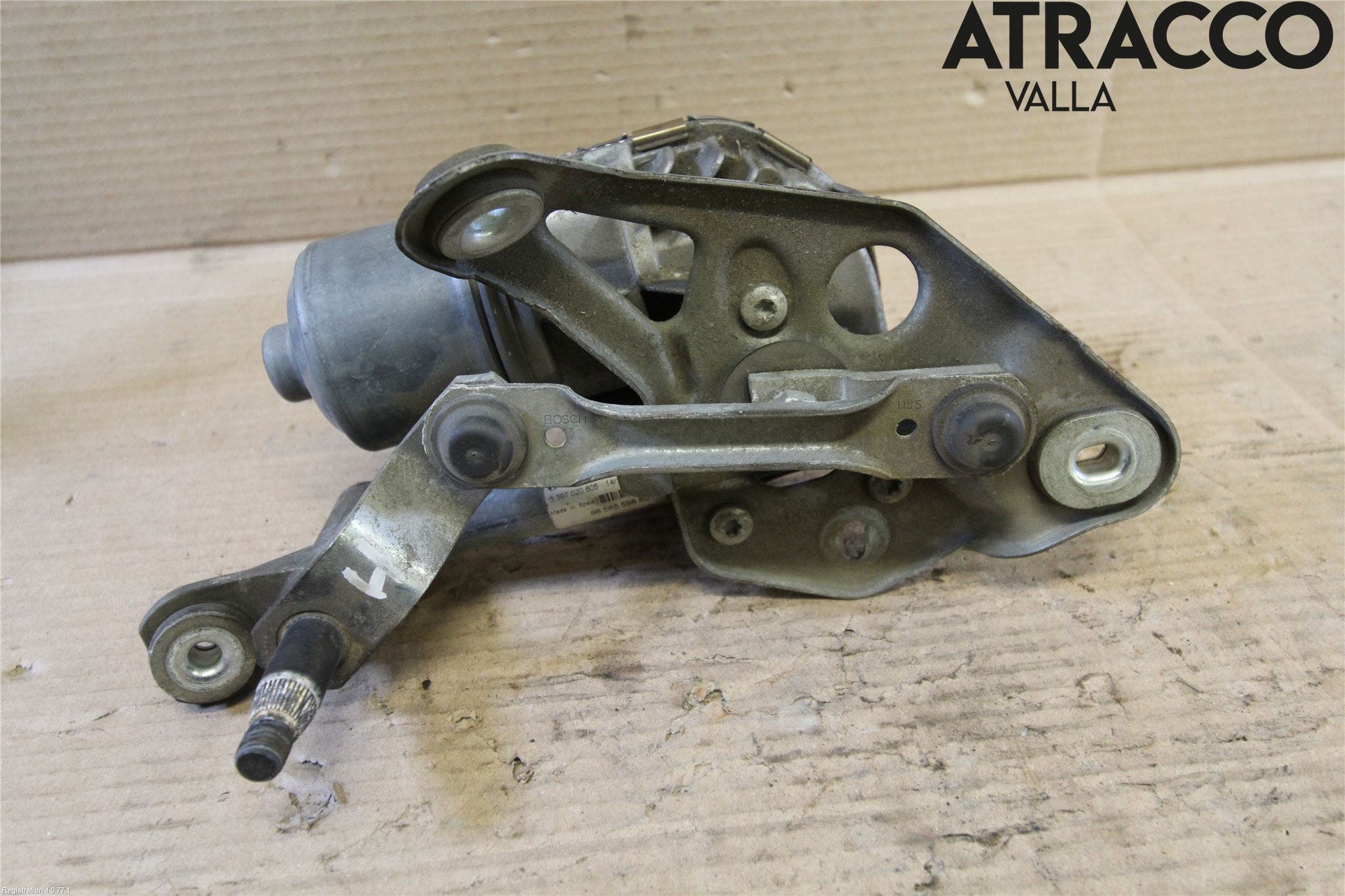 Peugeot 407 Torkarmotor Vindruta