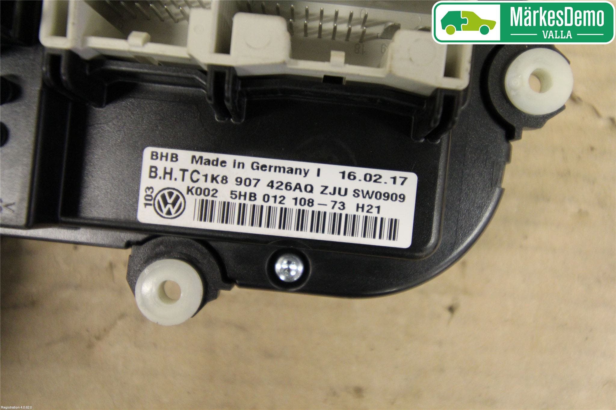 Volkswagen VW CADDY 16-20 Ac Styrenhet Ac Manöveren