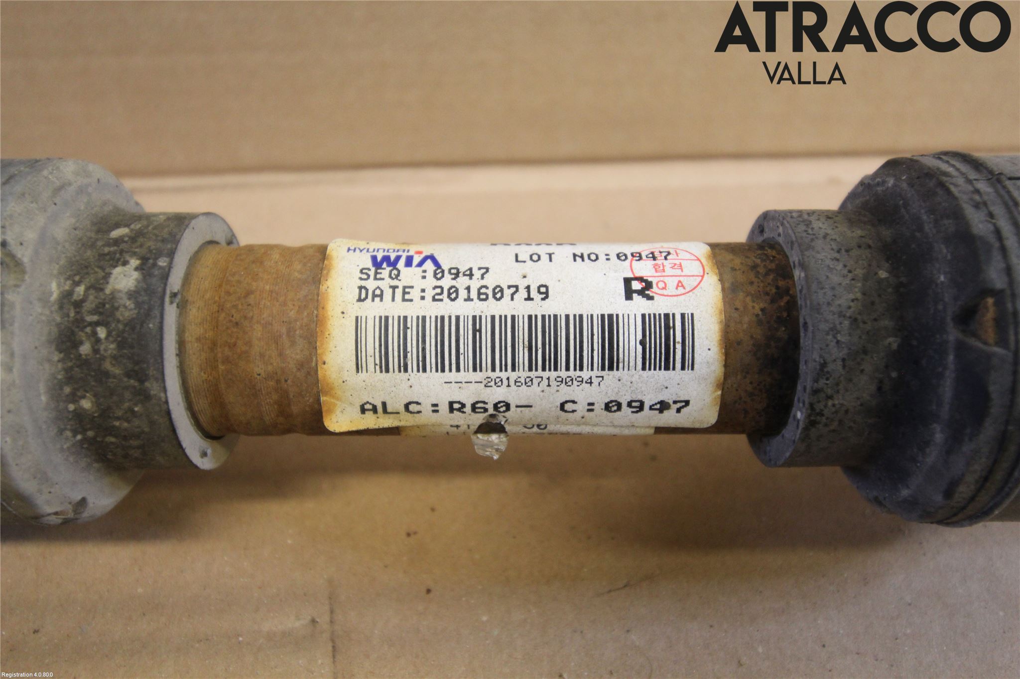 Kia CARENS III 13-19 Drivaxel Fram Höger