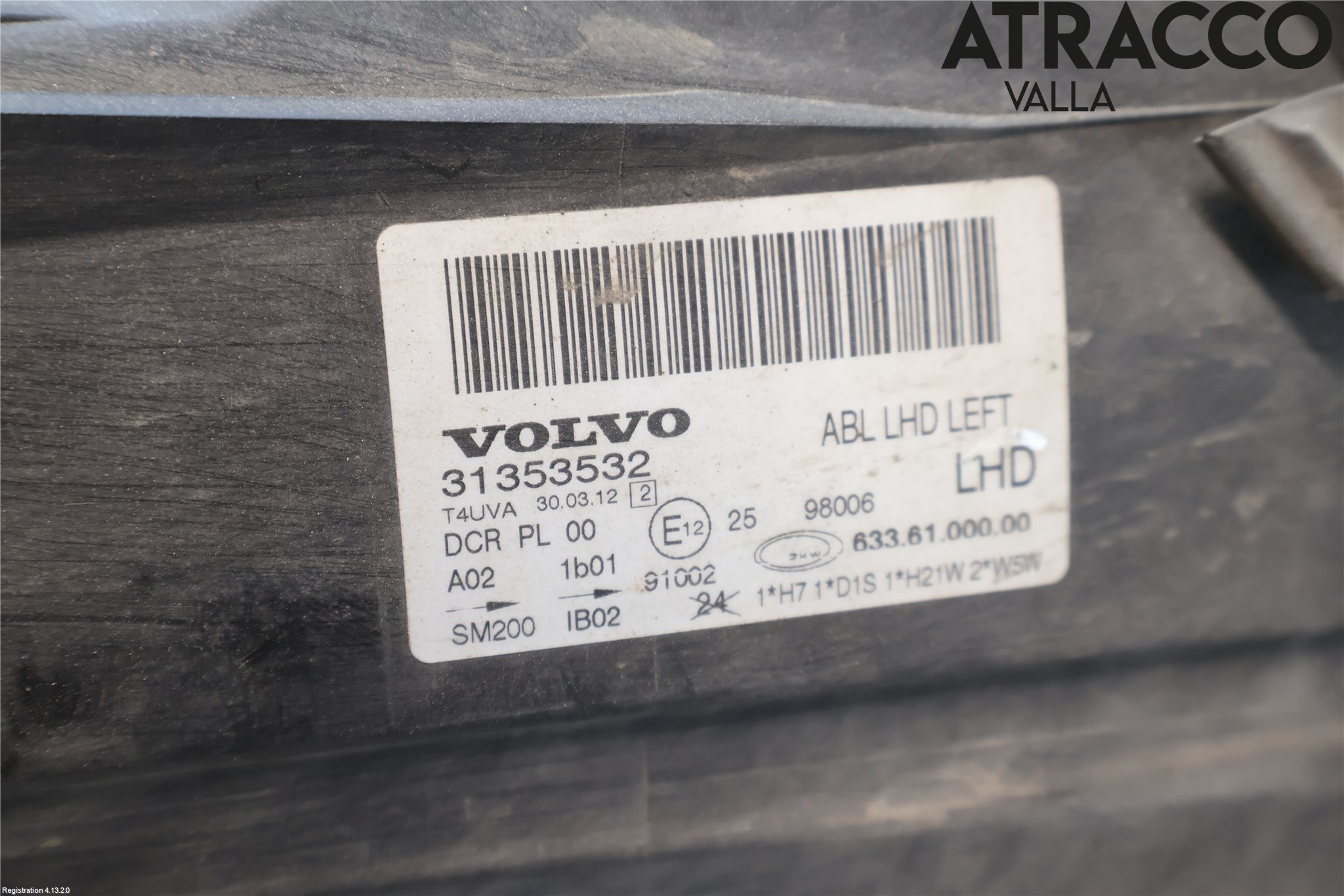 Volvo S80 07-13 Strålkastare Vänster