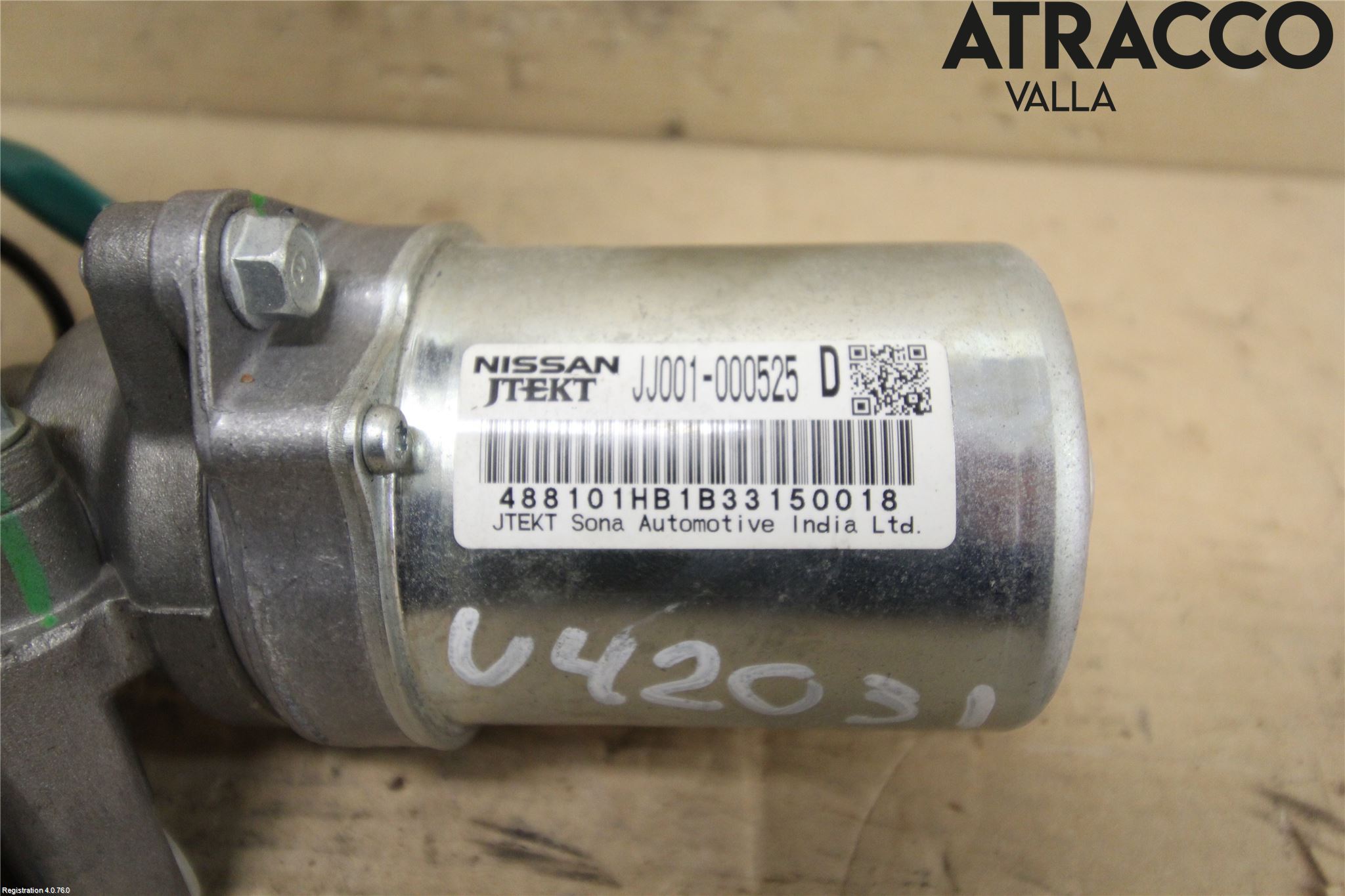 Nissan MICRA 11-16 Rattaxelagg Med Inb Servo