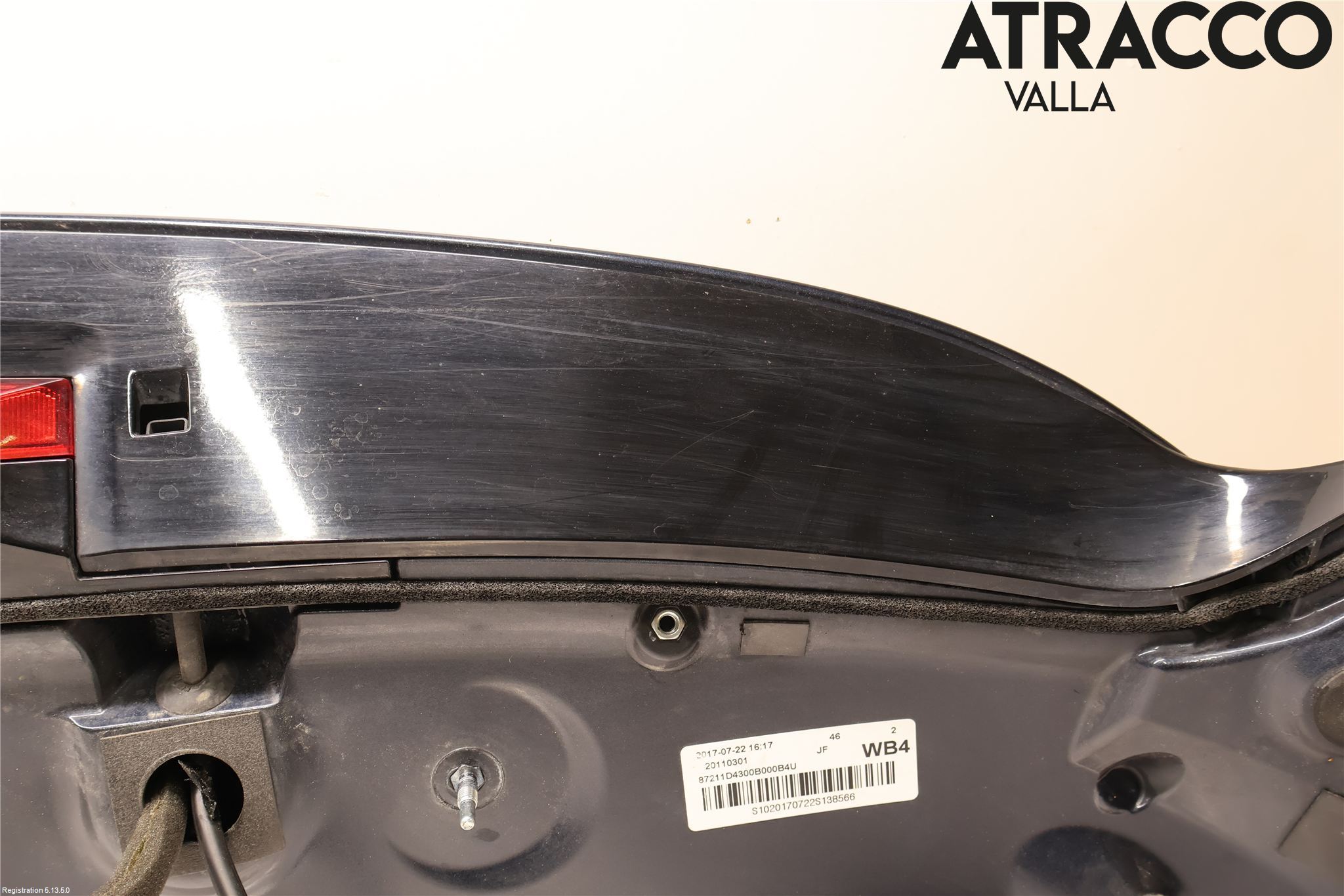 Kia OPTIMA 16-20 Spoiler Baklucka