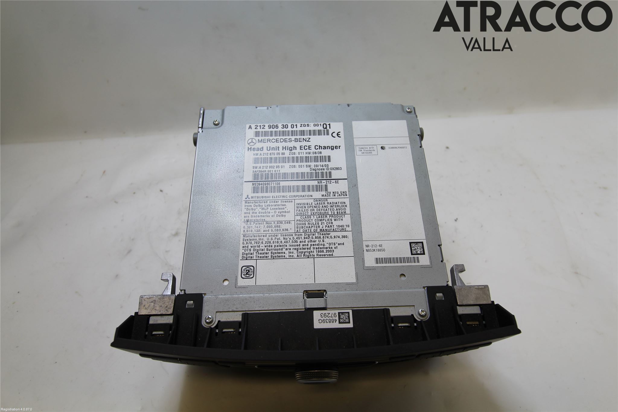 Mercedes-Benz MB E-KLASS (W212) 09-16 Cd Radio - Multimediapanel