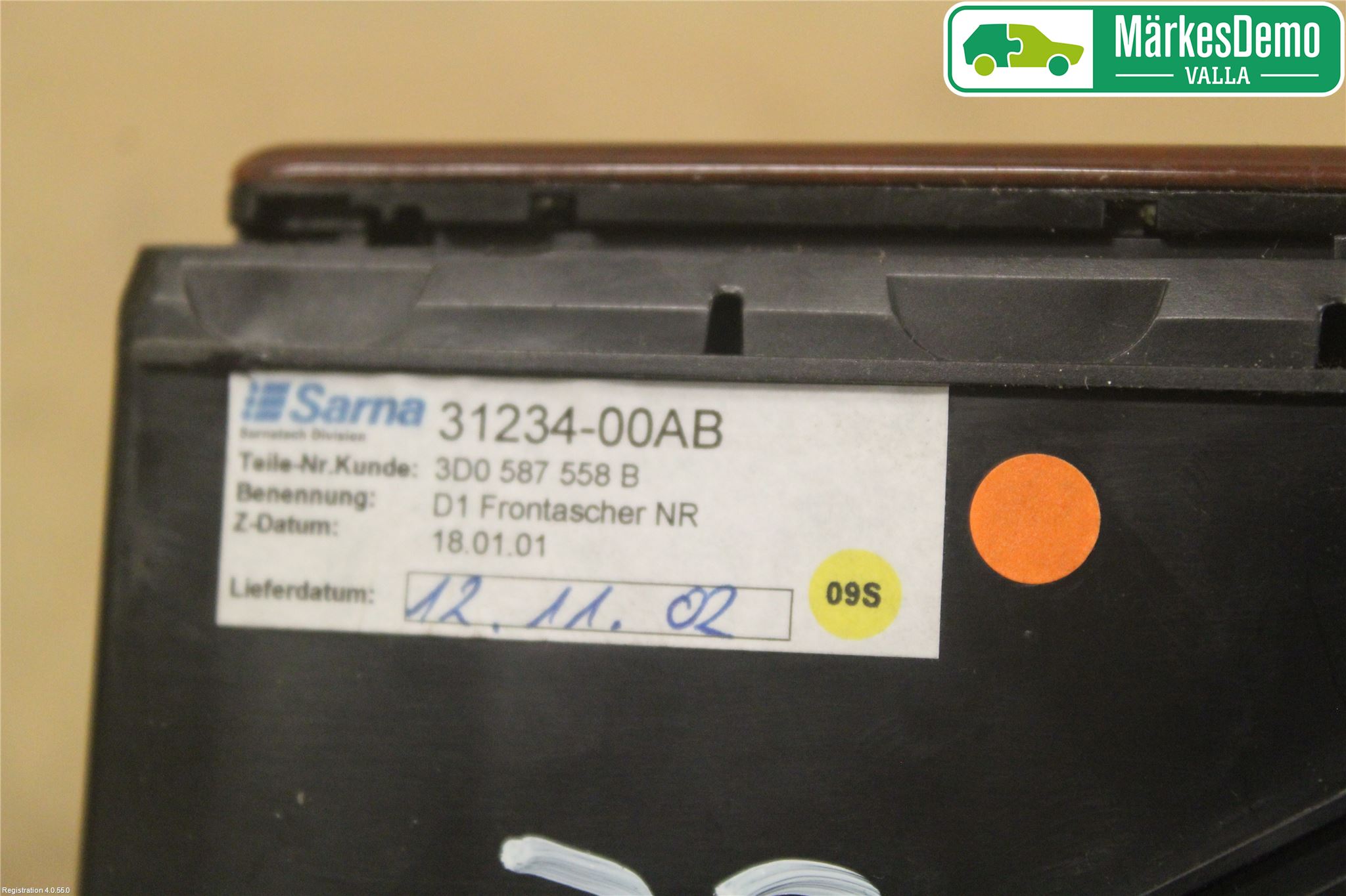 Volkswagen VW PHAETON Askkopp