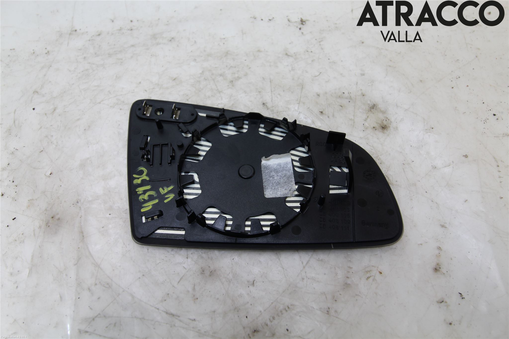 Audi A4/S4 05-07 Spegelglas Vä