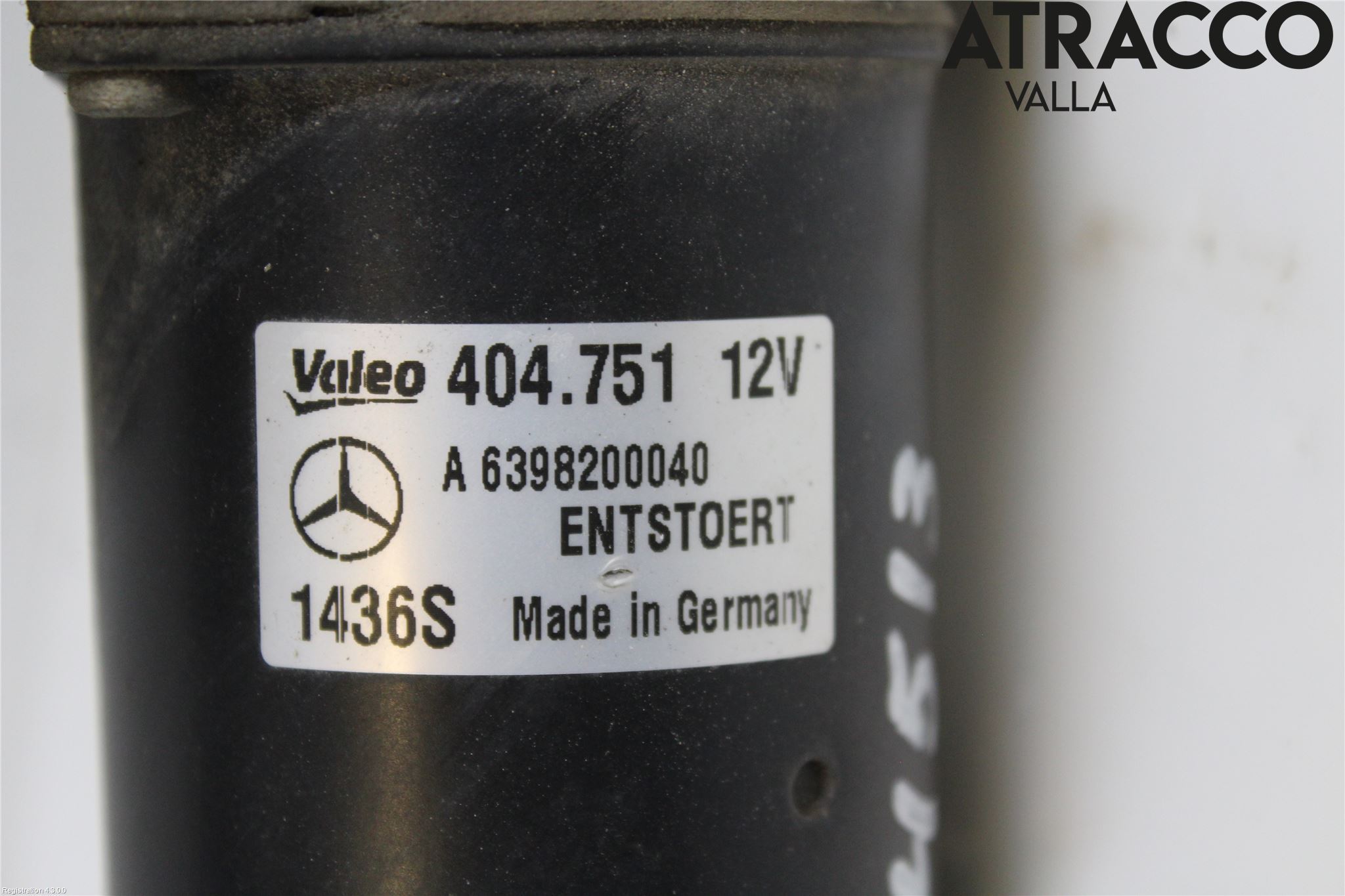 Mercedes-Benz MB VITO/VIANO (W639) 04-14 Torkarmotor Vindruta