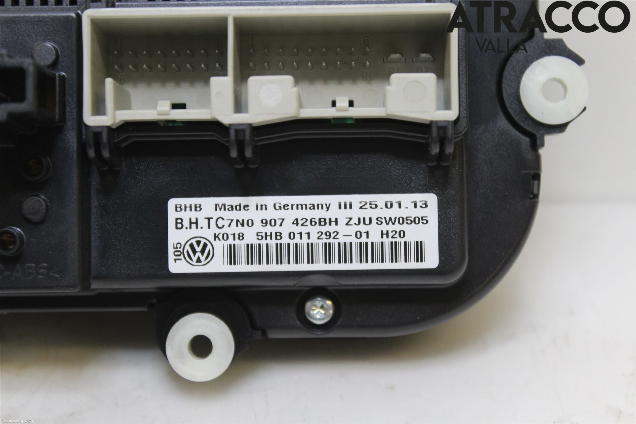 Volkswagen VW GOLF VI 09-13 Ac Styrenhet Ac Manöveren