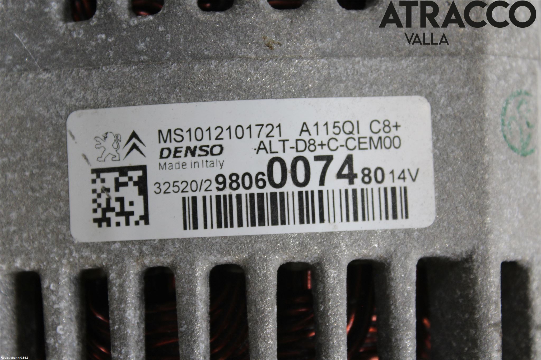 Peugeot 208 12-15 Generator