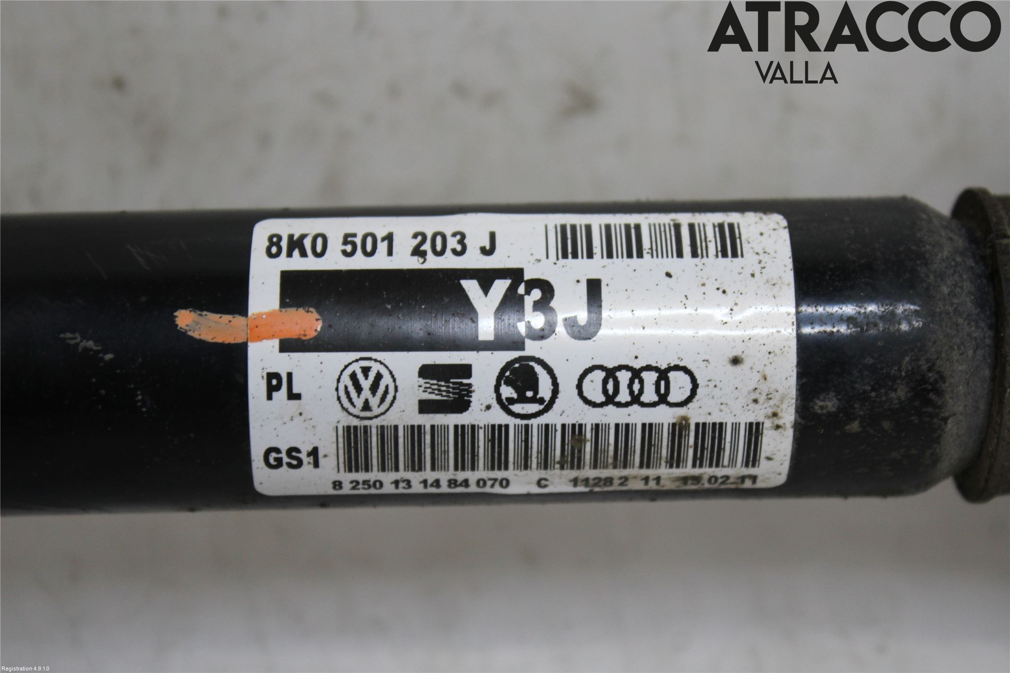Audi A5 07-16 Drivaxel Bak Höger