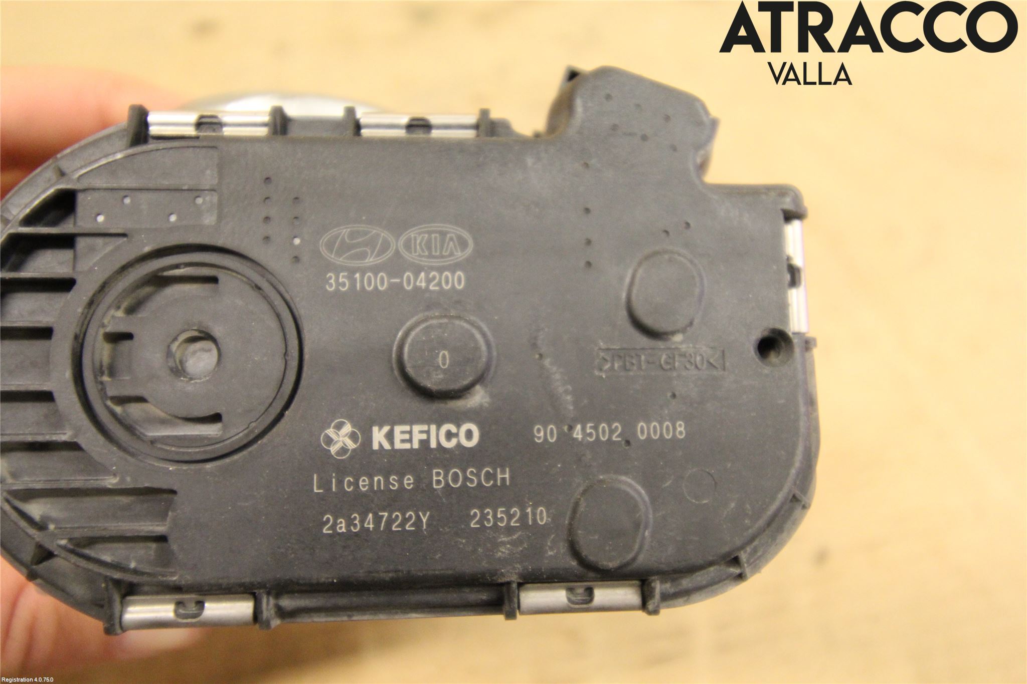 Kia PICANTO 12-17 Injspjällhus