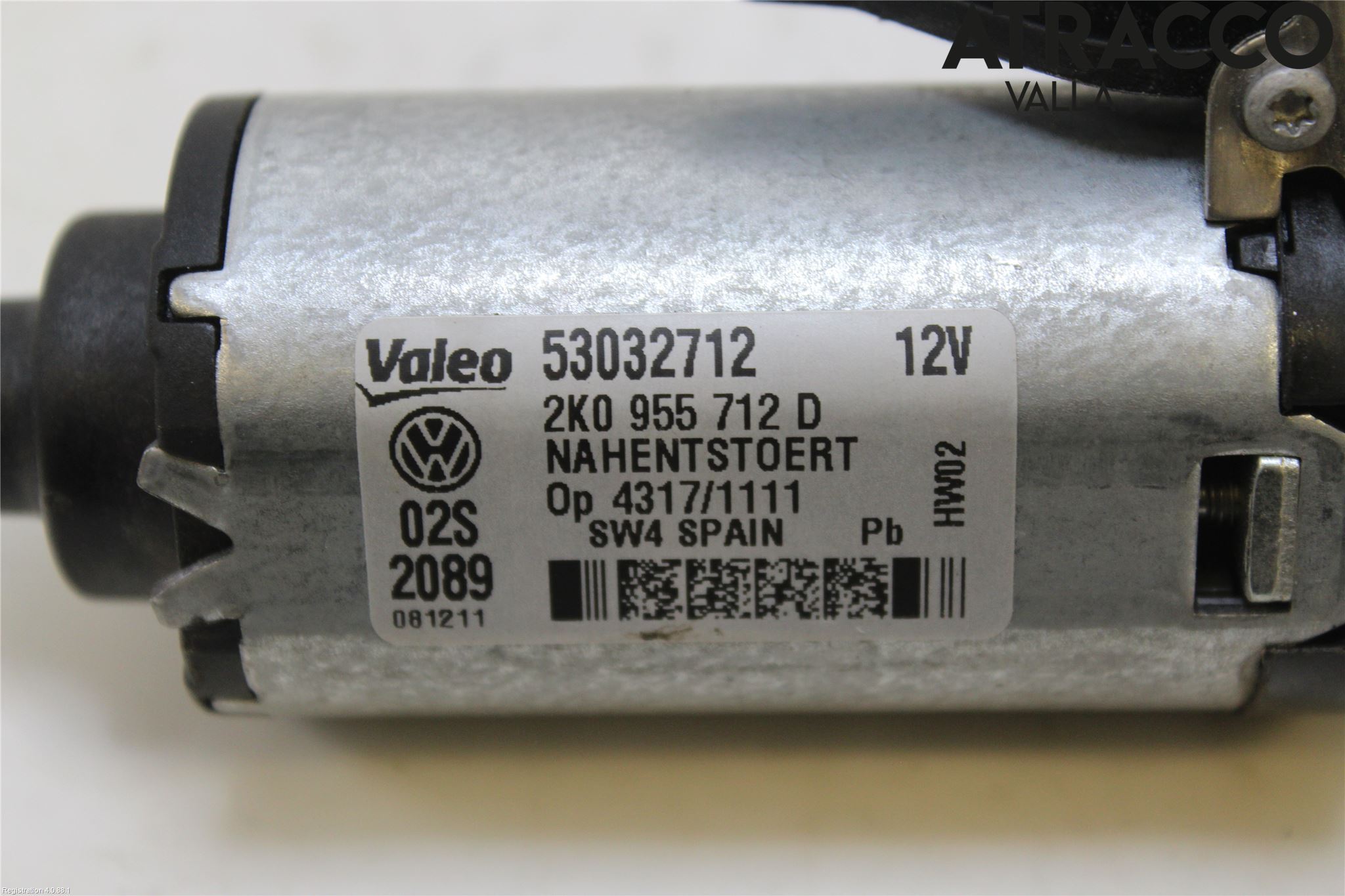 Volkswagen VW CADDY 16-20 Torkarmotor Baklucka