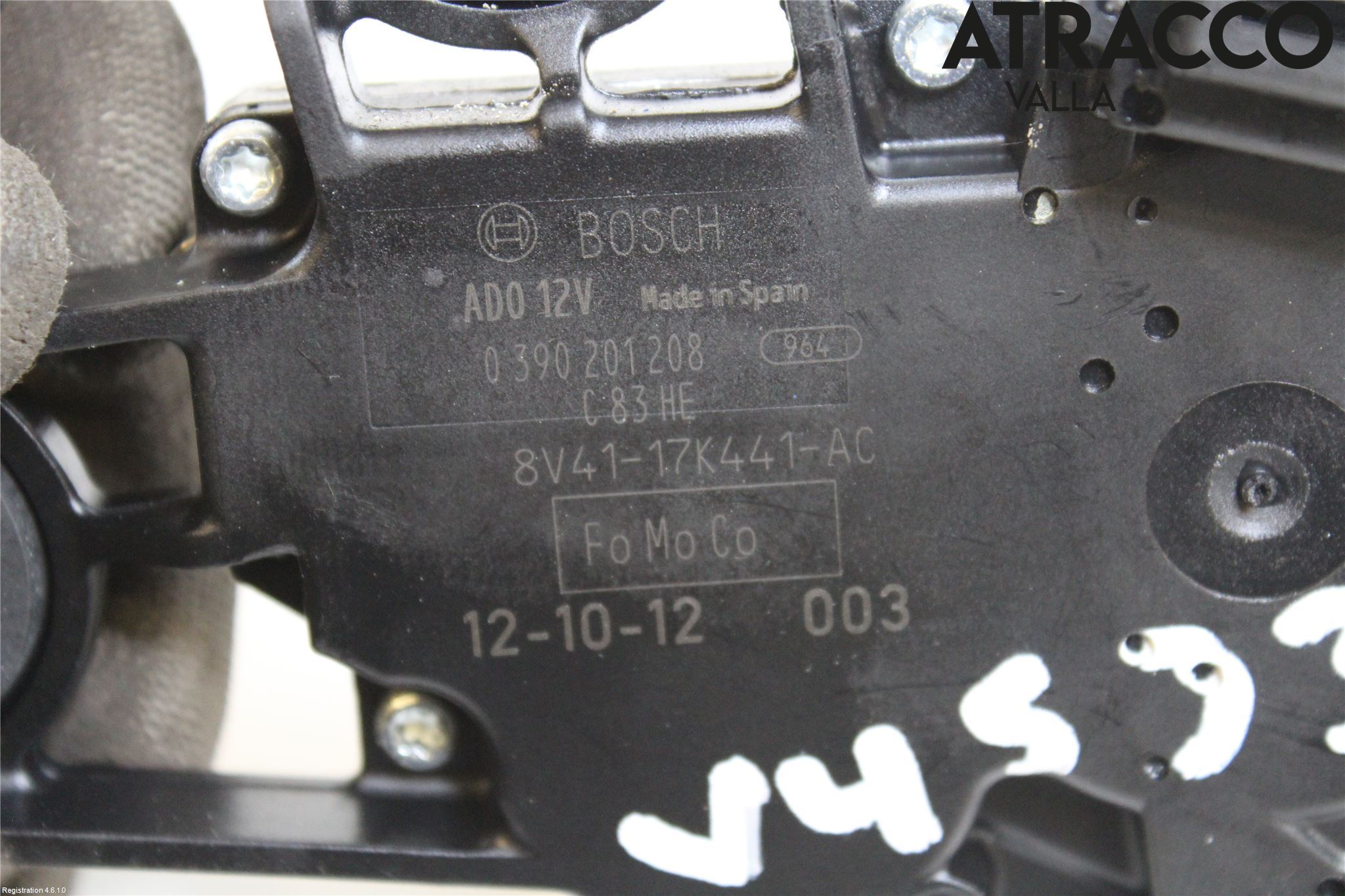 Ford KUGA 08-12 Torkarmotor Baklucka