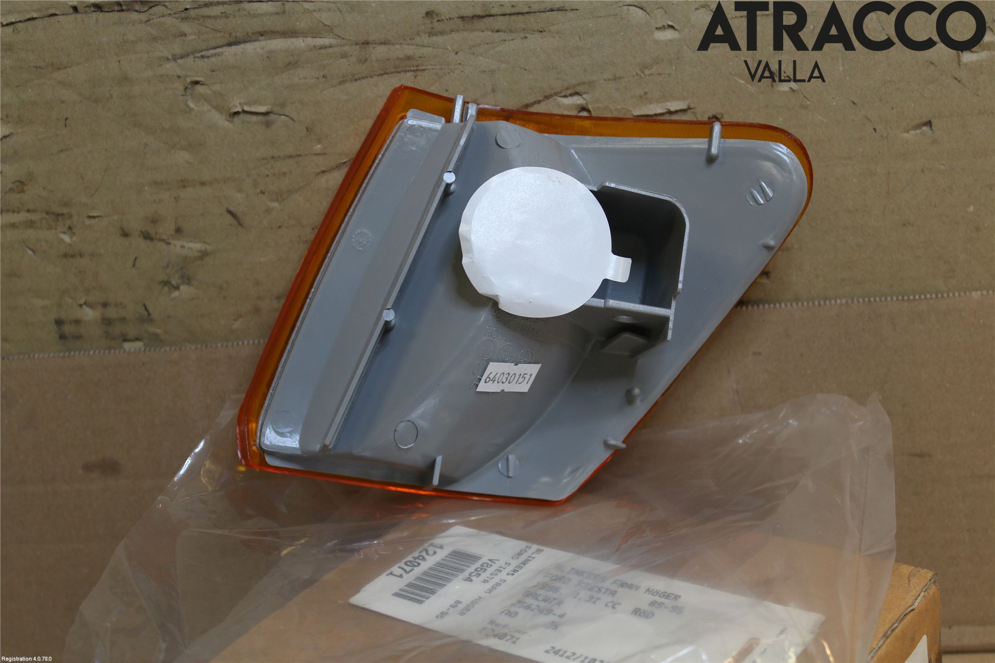 Ford FIESTA     89-95 Blinkersglas Fram Hö