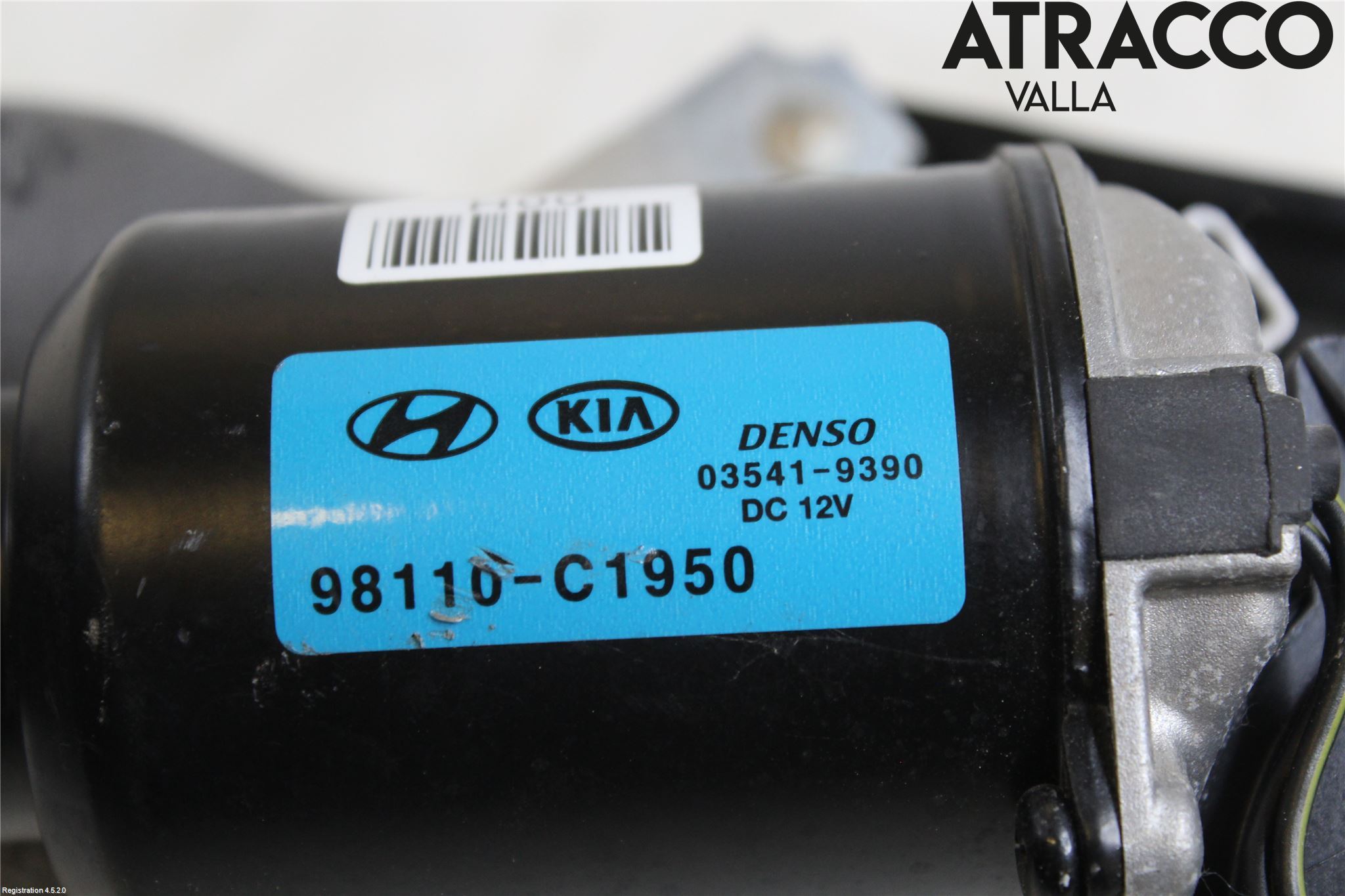 Kia RIO 17- Torkarmotor Vindruta