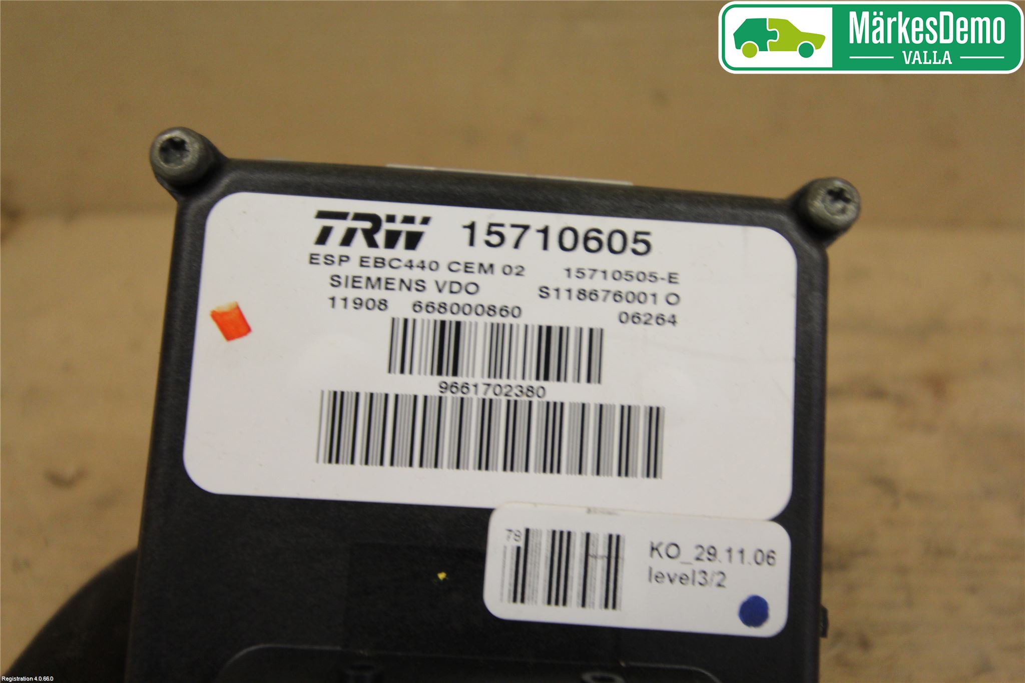 Peugeot 407 Abs Hydraulaggregat