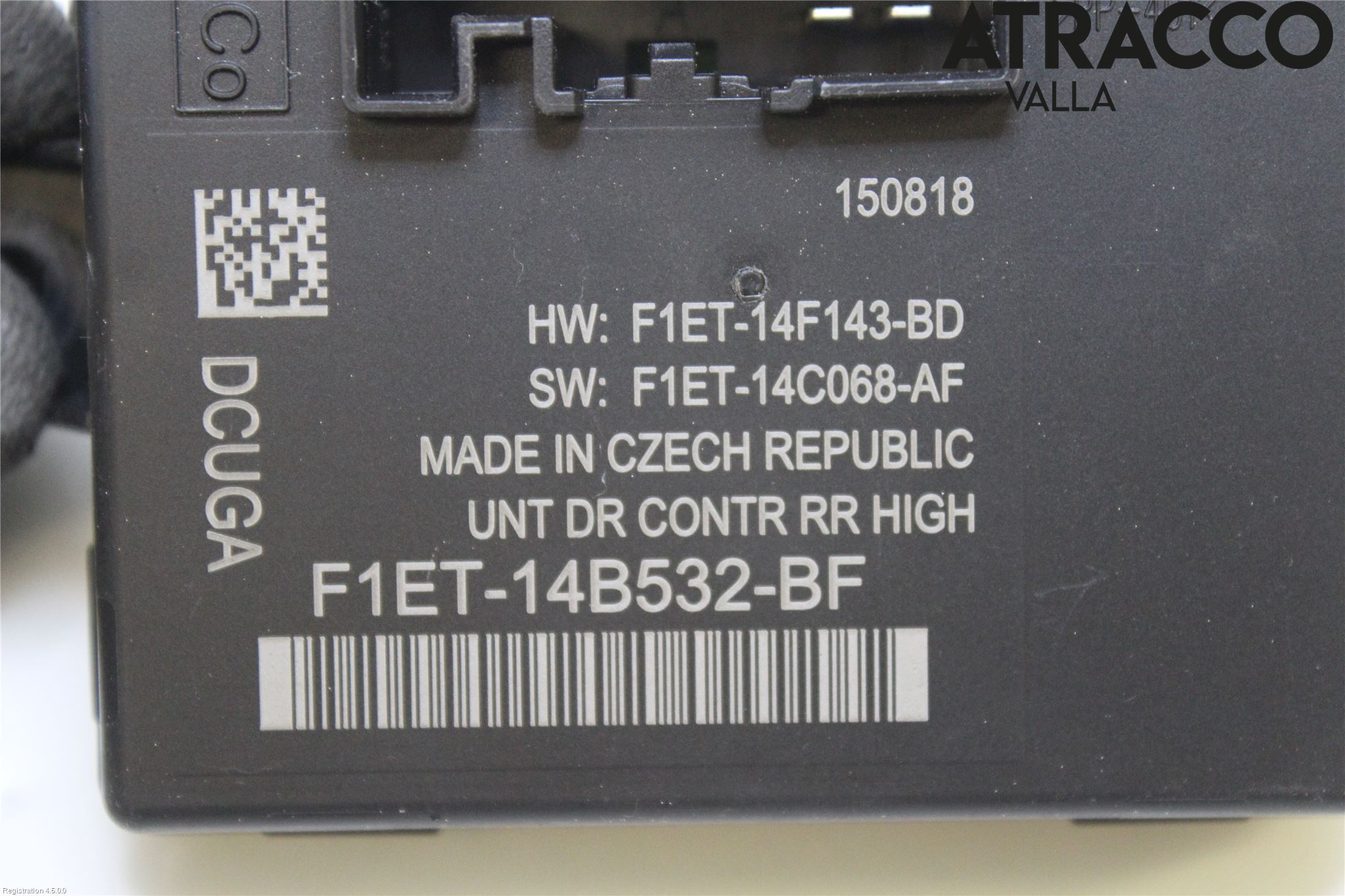 Ford GRAND C-MAX 15-19 Styrenhet Dörr