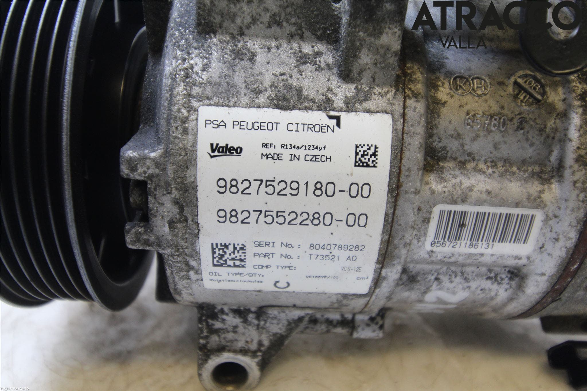 Peugeot 3008 17-24 Ac Kompressor