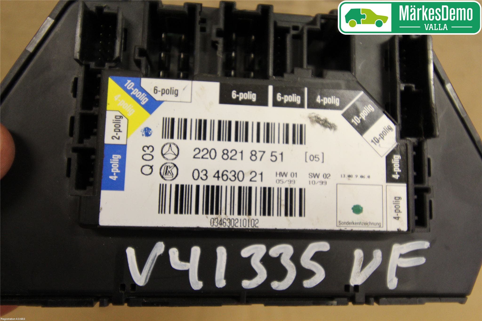 Mercedes-Benz MB S-KLASS (W220) 99-05 Strömställare Stolregler