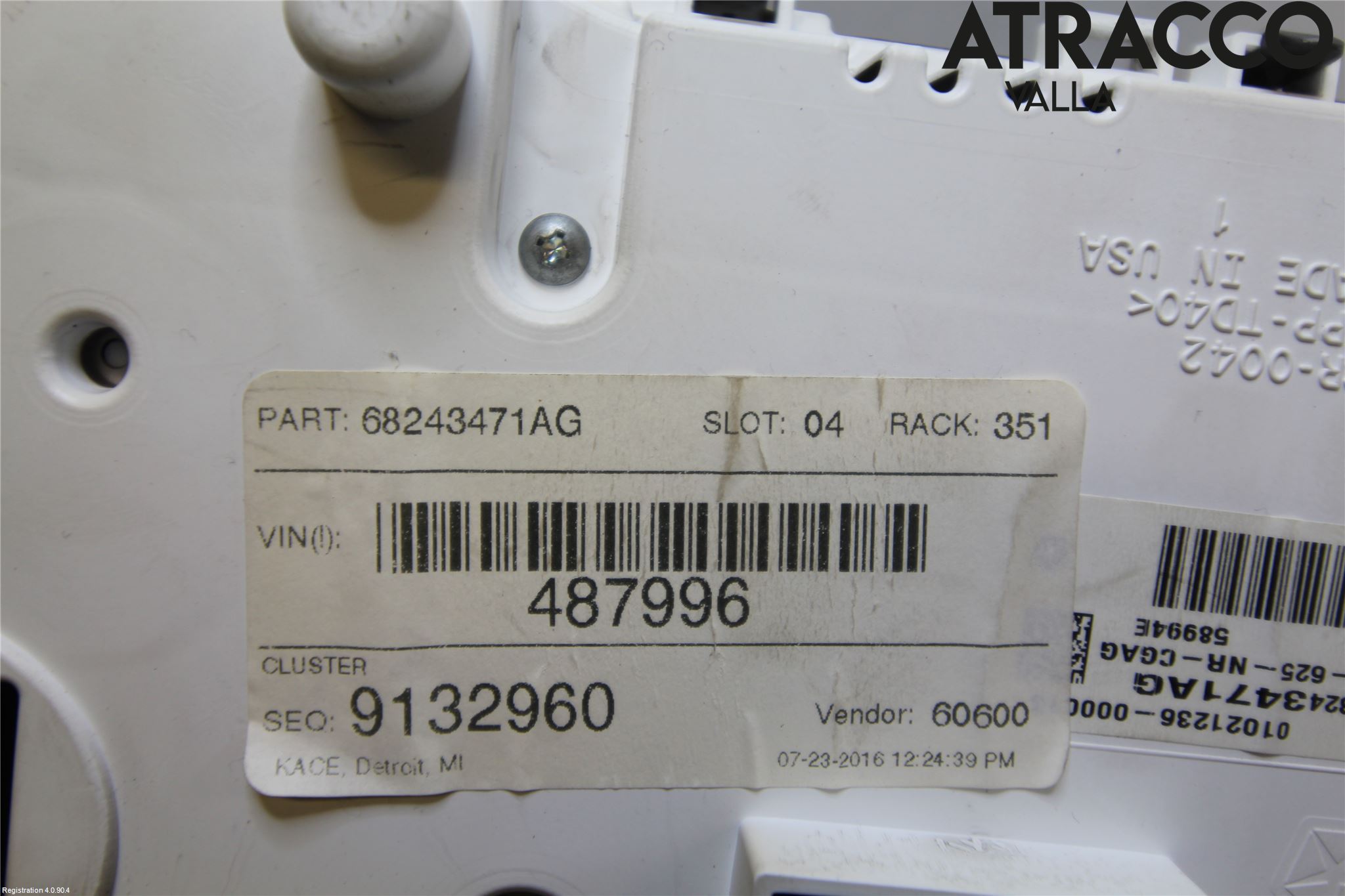 Jeep GRAND CHEROKEE 10-20 Instrument Komb