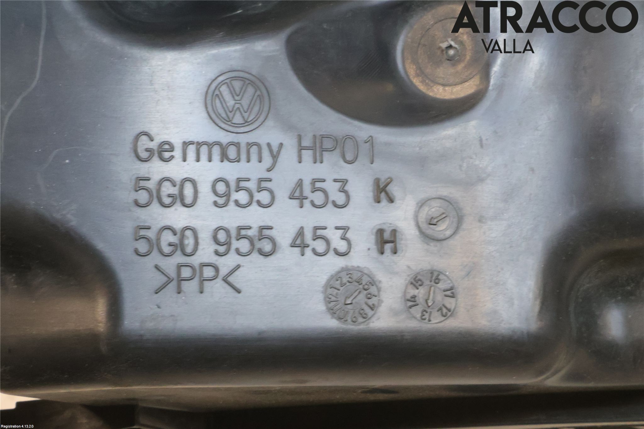 Volkswagen VW GOLF / E-GOLF VII 13-20 Spolartank Vindruta-Strål
