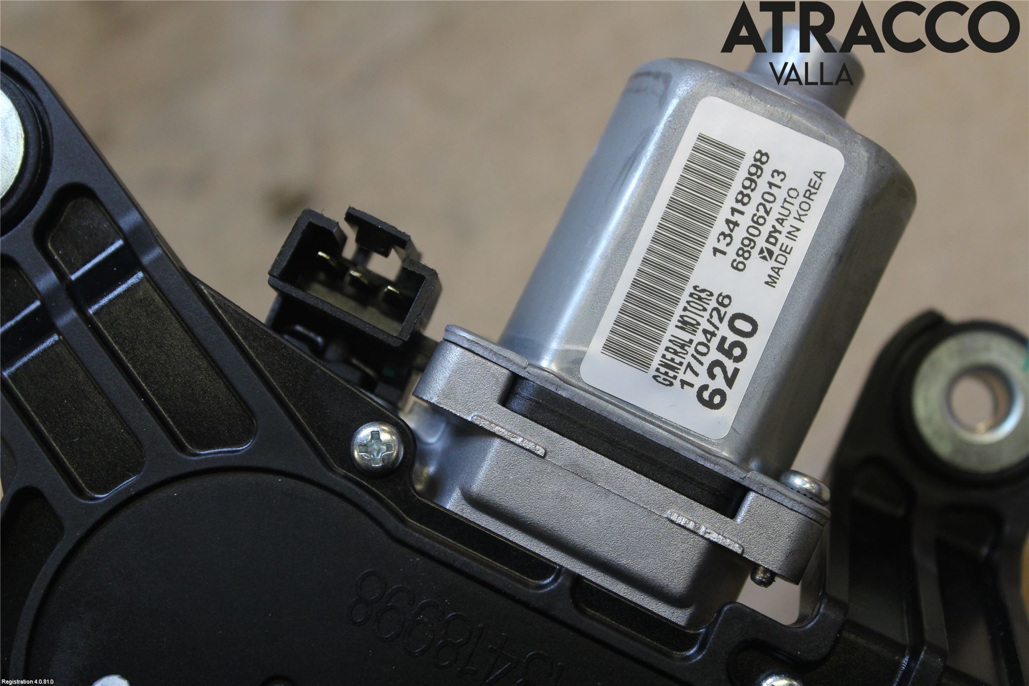 Opel ASTRA K 16-22 Torkarmotor Baklucka