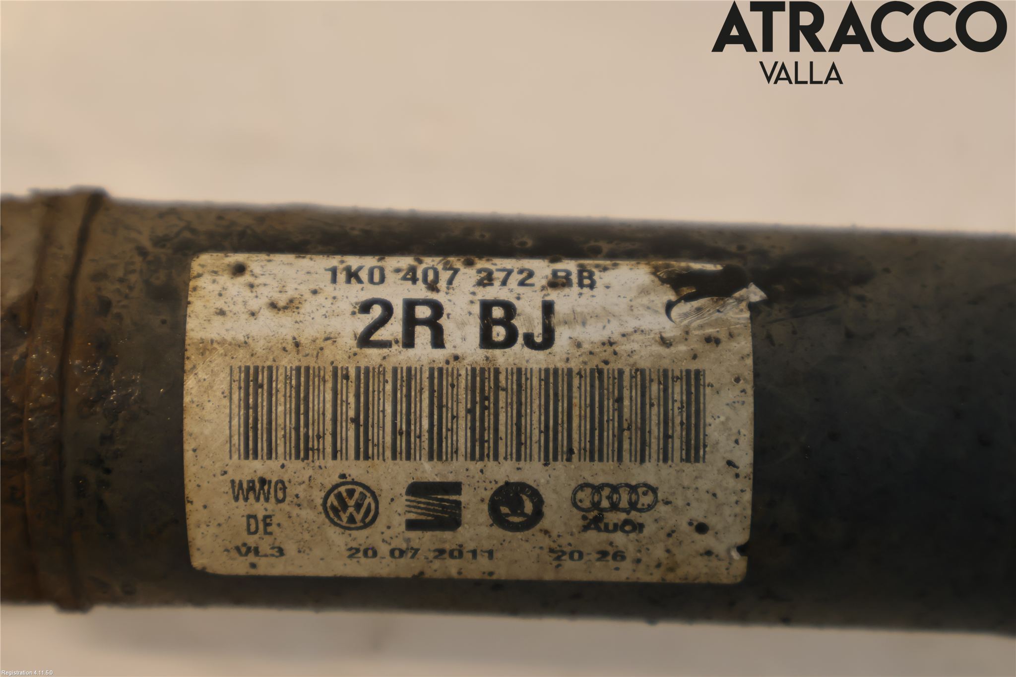 Volkswagen VW PASSAT 11-14 Drivaxel Fram Höger