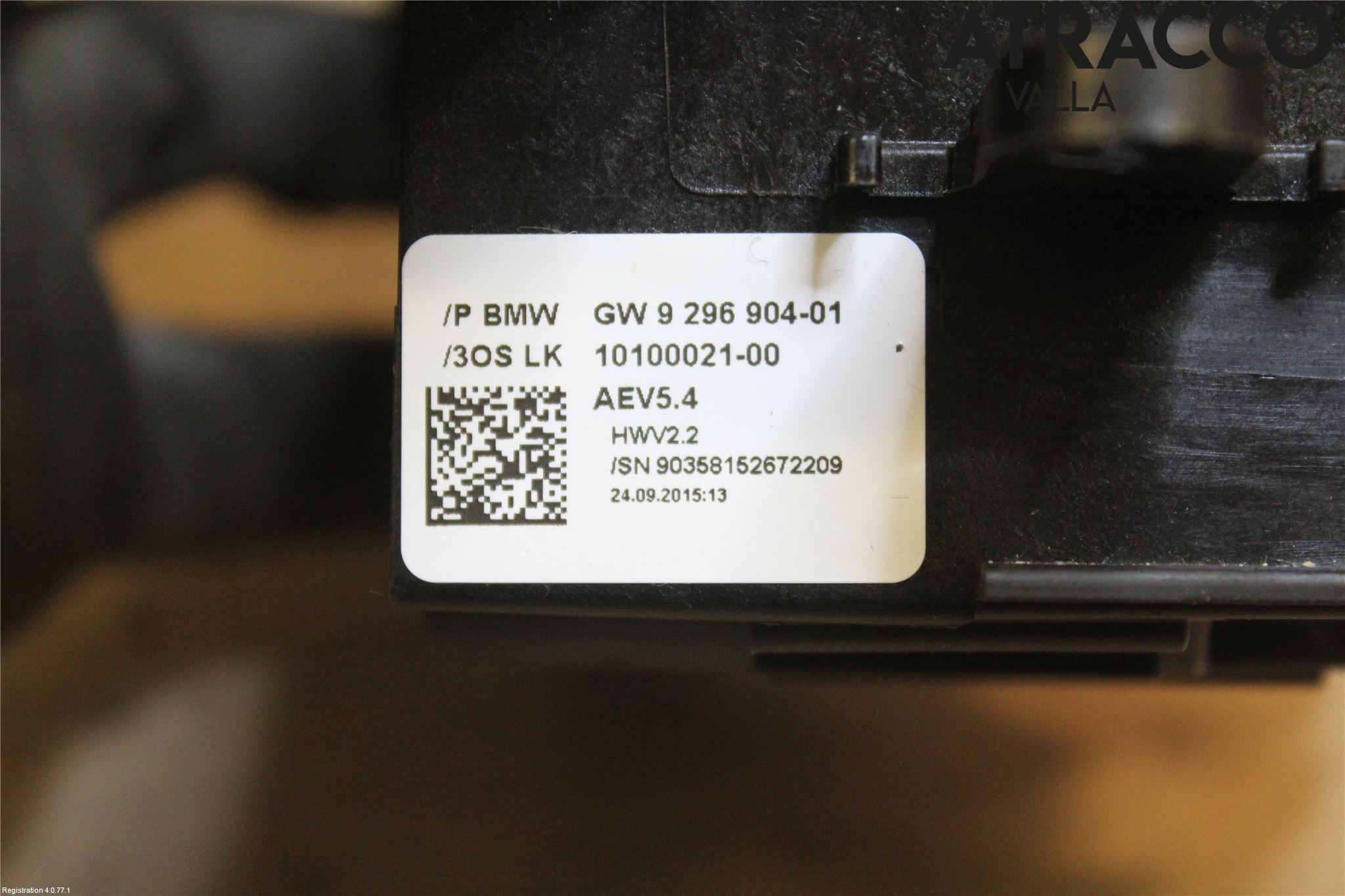 BMW 5 F10/F11/F18 09-17 Växelspak