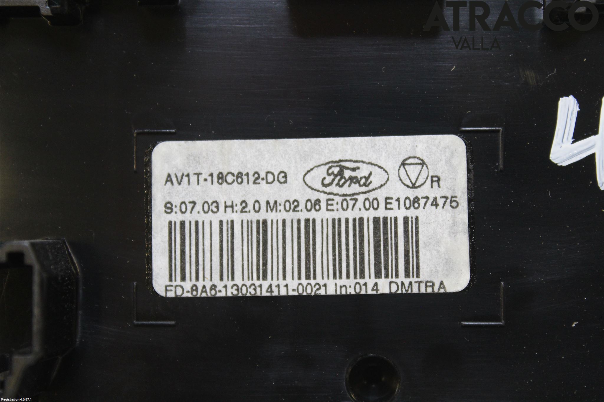 Ford B-MAX 12-17 Ac Styrenhet Ac Manöveren